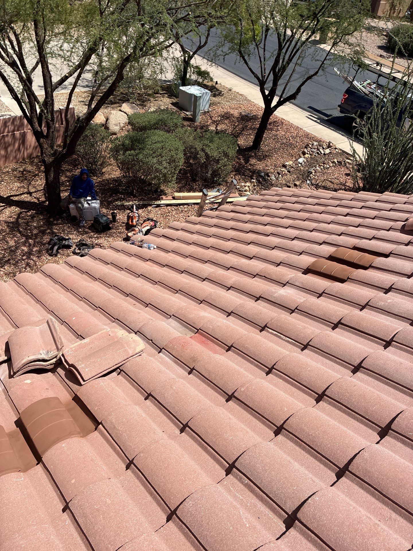Tile Reset using Concrete Tiles in Gold Canyon by Weather-Tite Roofing