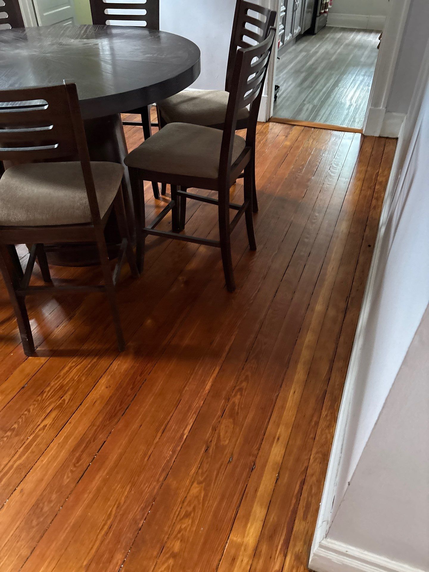 Historic Refinish Project in Covington by Footprints Floors Kentucky