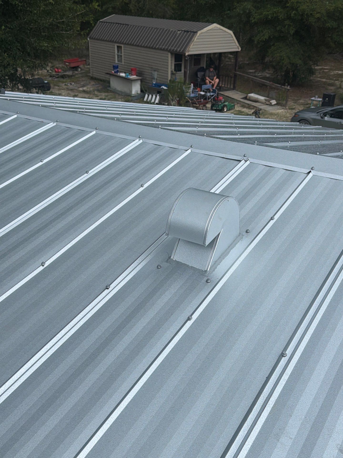 New Metal Roof Done in Branford, FL by Brehm Roofing