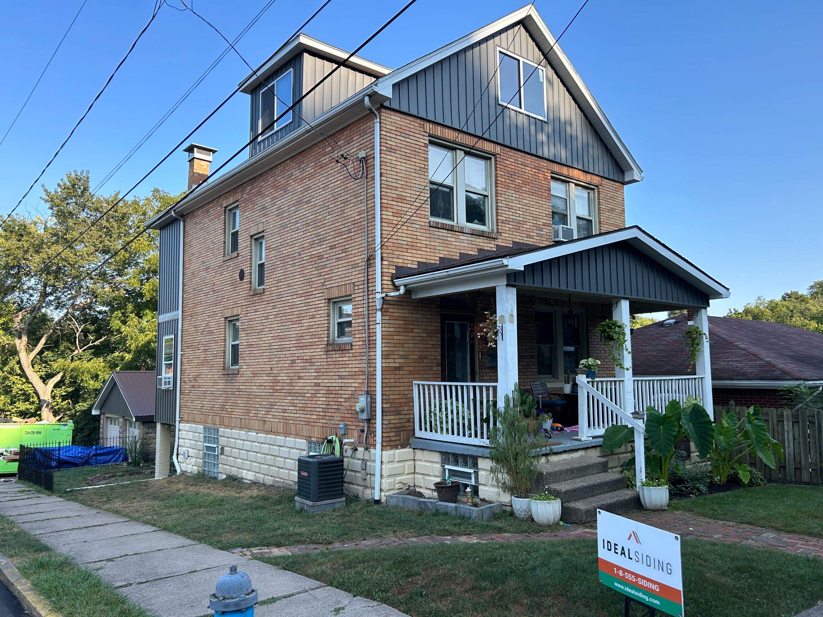 Cedarmax Vinyl for Pittsburgh Brick Home by Ideal Siding Pittsburgh