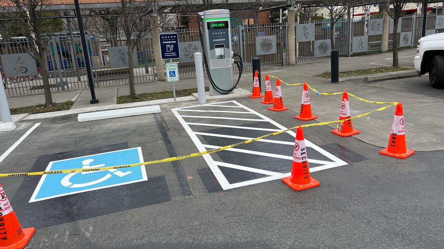 Faith Technologies | Striping by Jireh Asphalt & Concrete Inc 