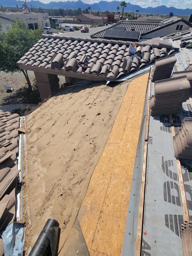 Sandstone Beige Concrete Tile by Reimagine Roofing