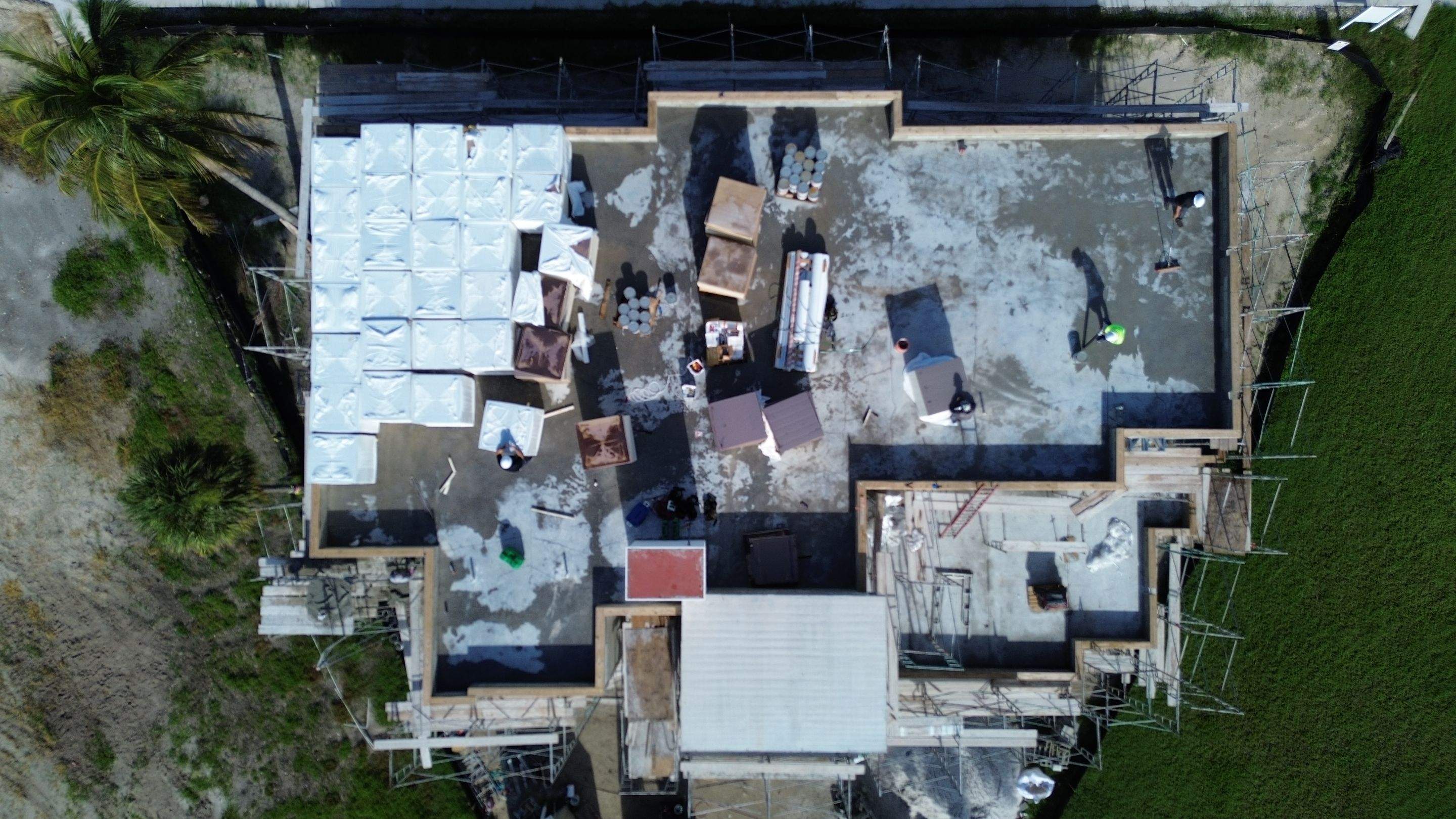 Residential Install of Flat TPO by International Roofing