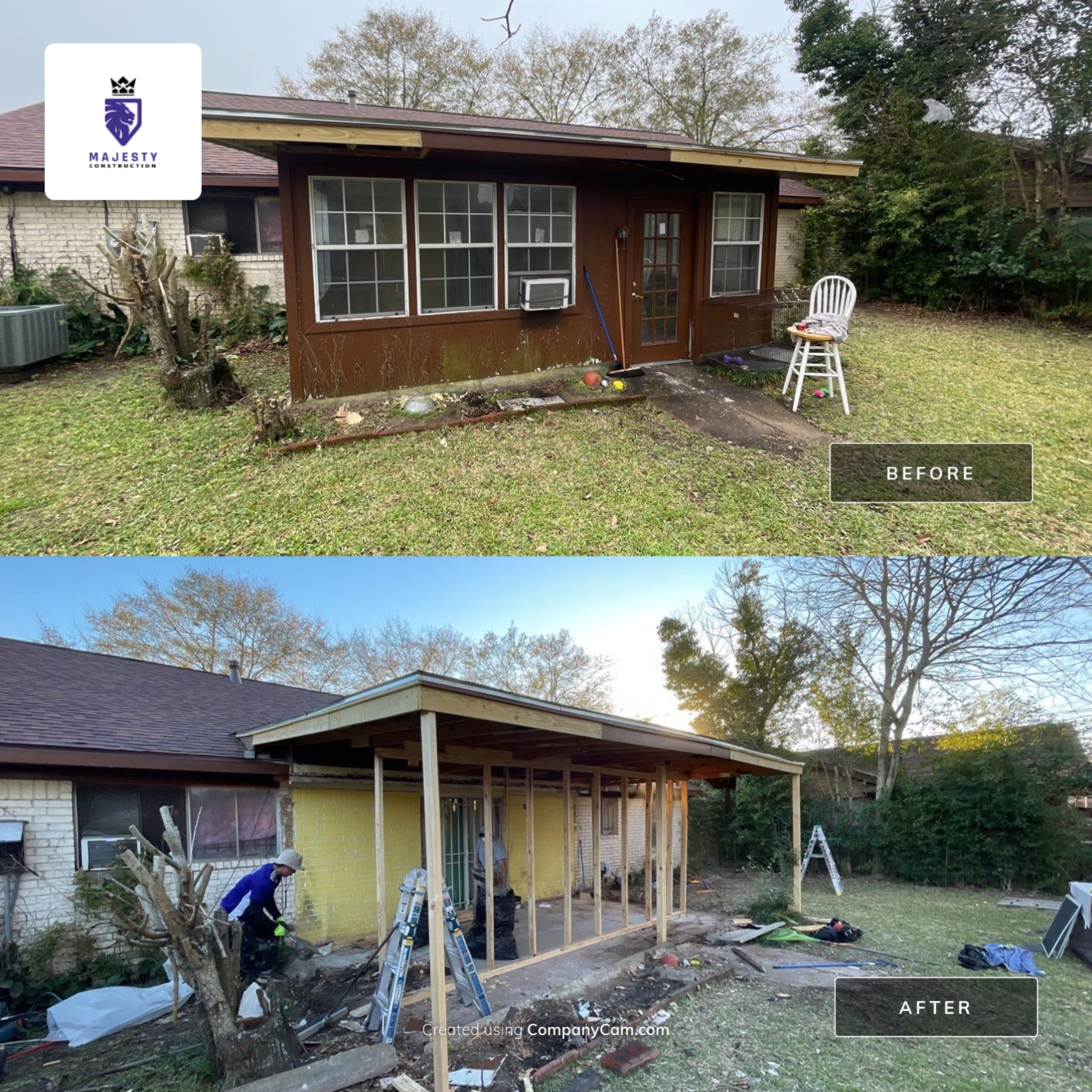 Exterior by Majesty Construction