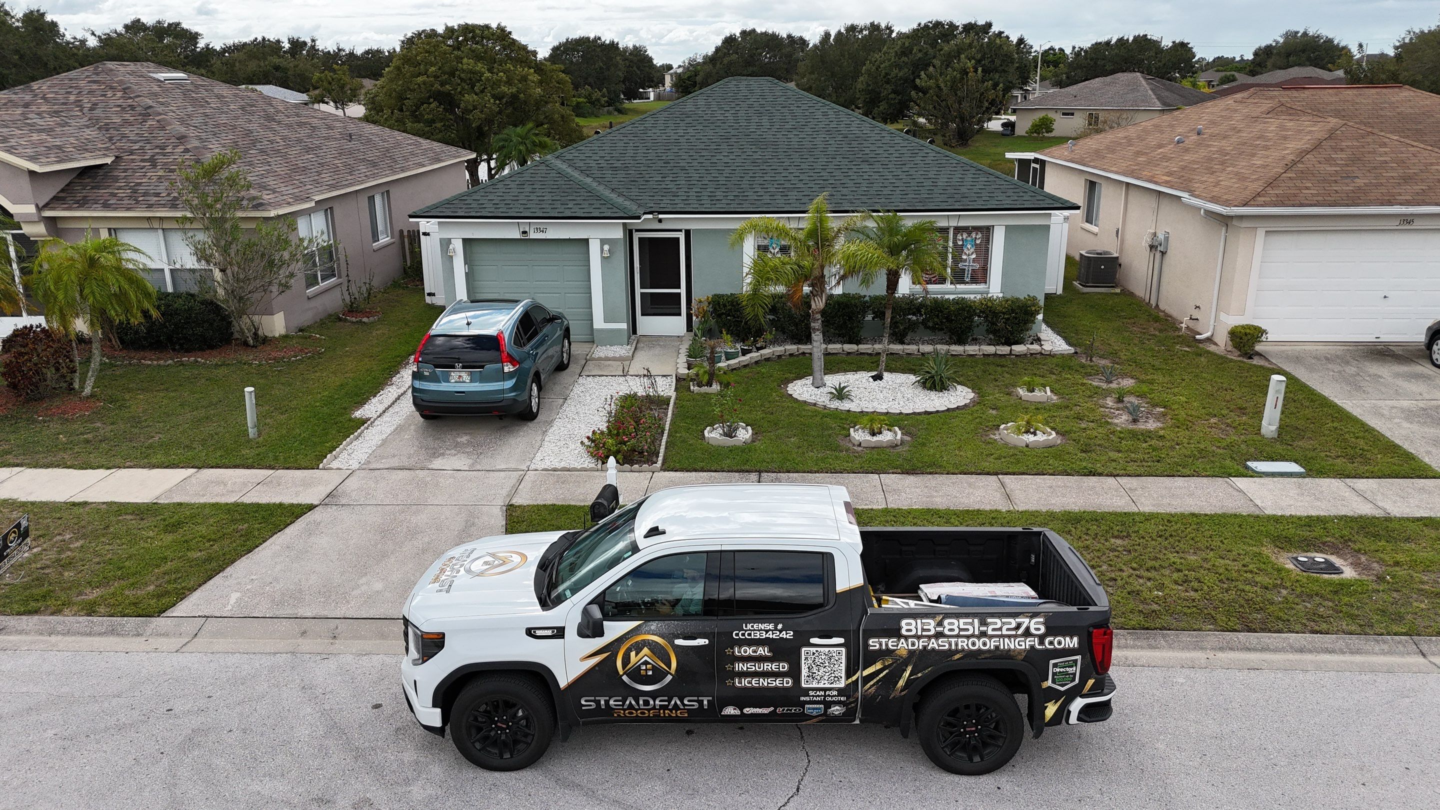 Roof Replacement in Riverview, FL by Steadfast Roofing 