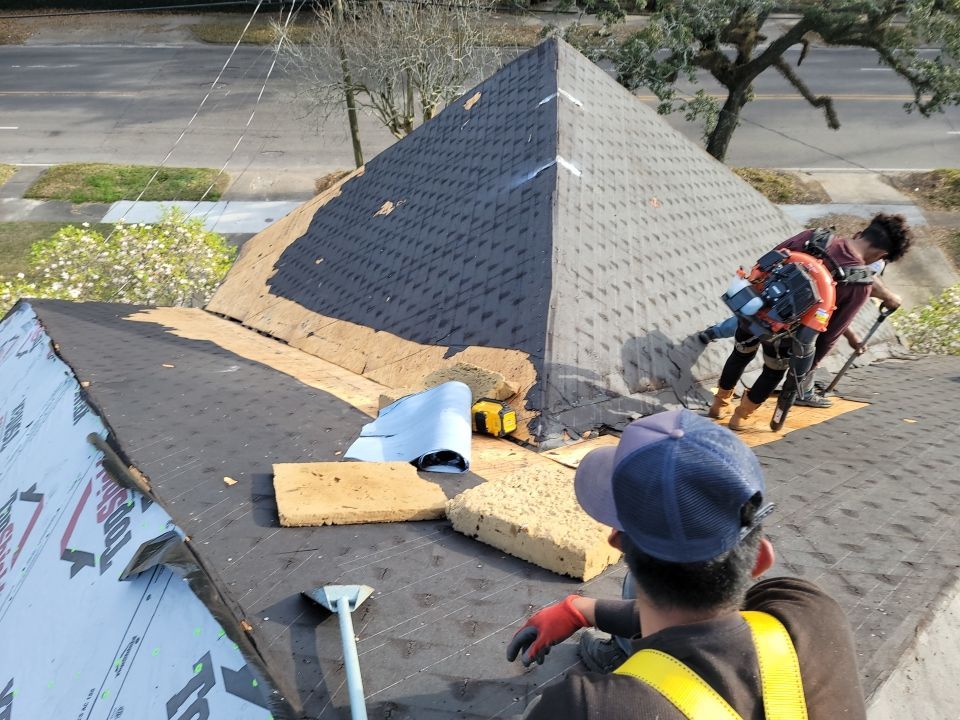 Residential Roofing Installation using Roof Replacement by American Roofing & Construction LLC