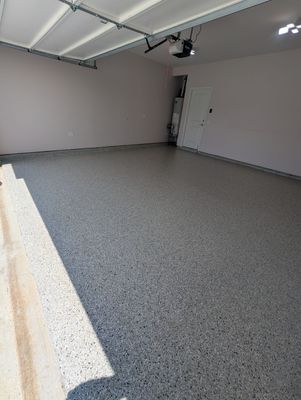 Garage Floor Coating using Cabin Fever
