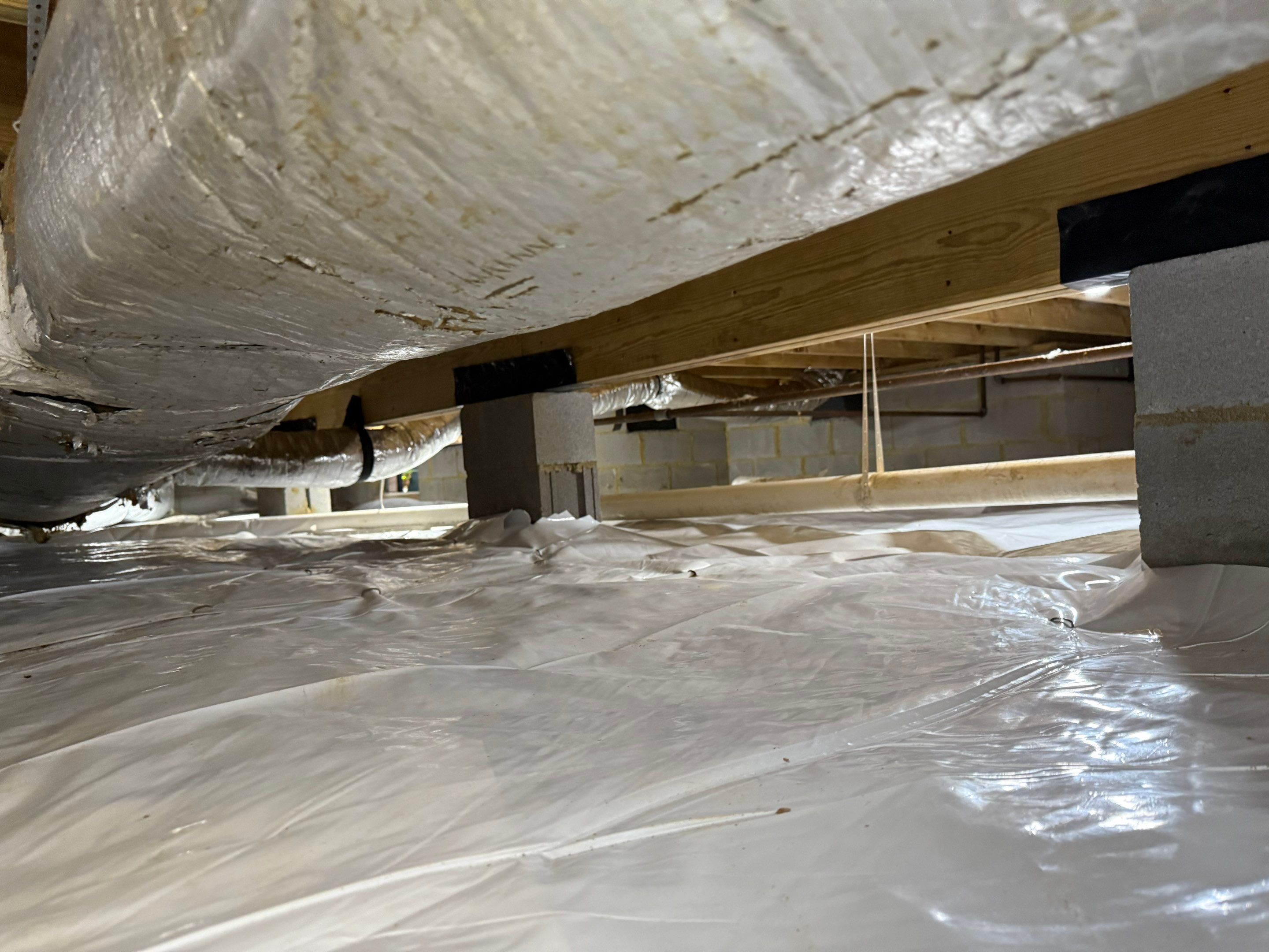 Project in Yorktown by Patriot Crawl Space Repairs