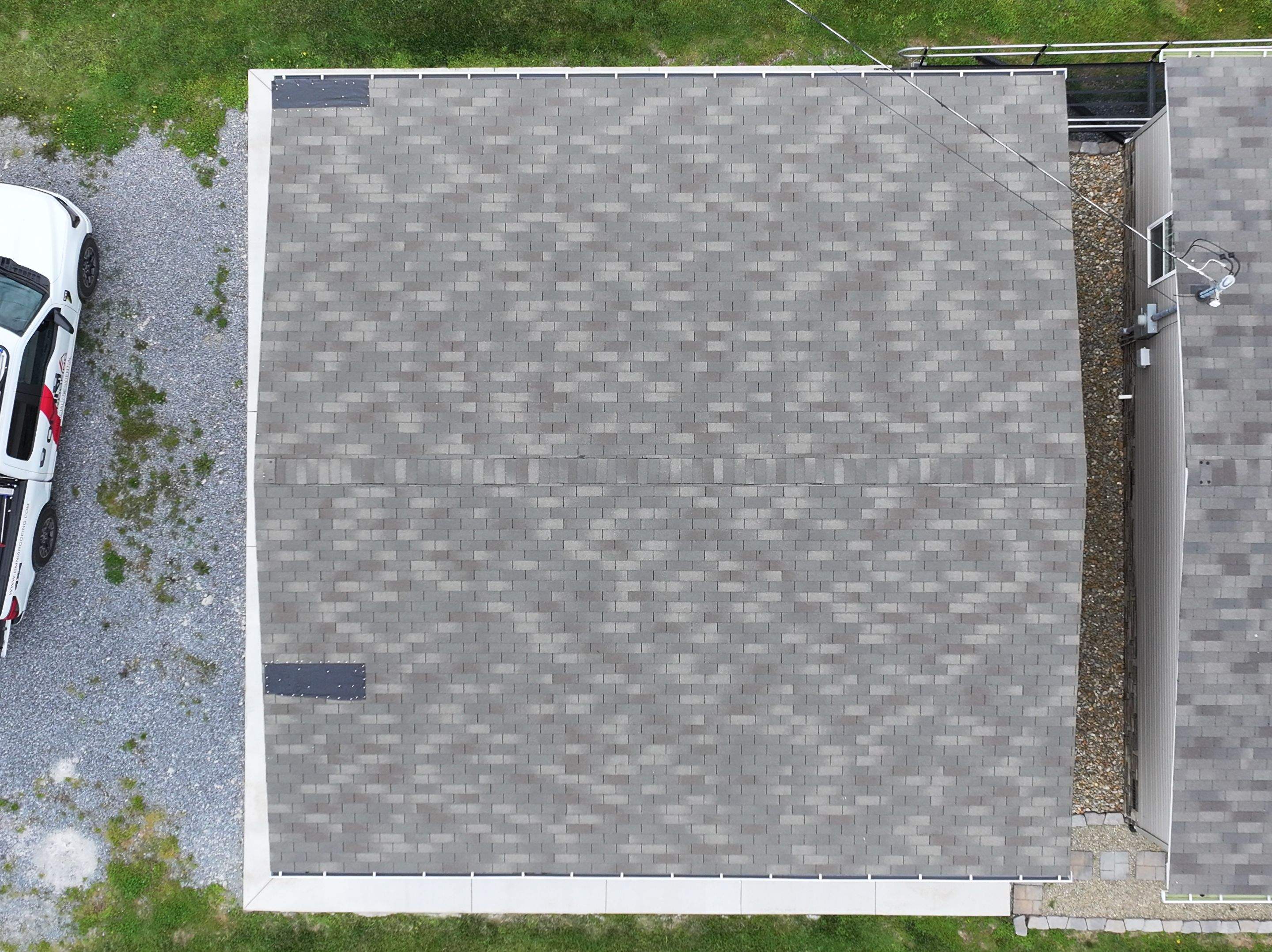 Burnished Slate Frost AG Panel by Omnia Roofing