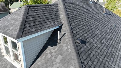 Roof Replacement with Skylight Flashing in Waltham, MA