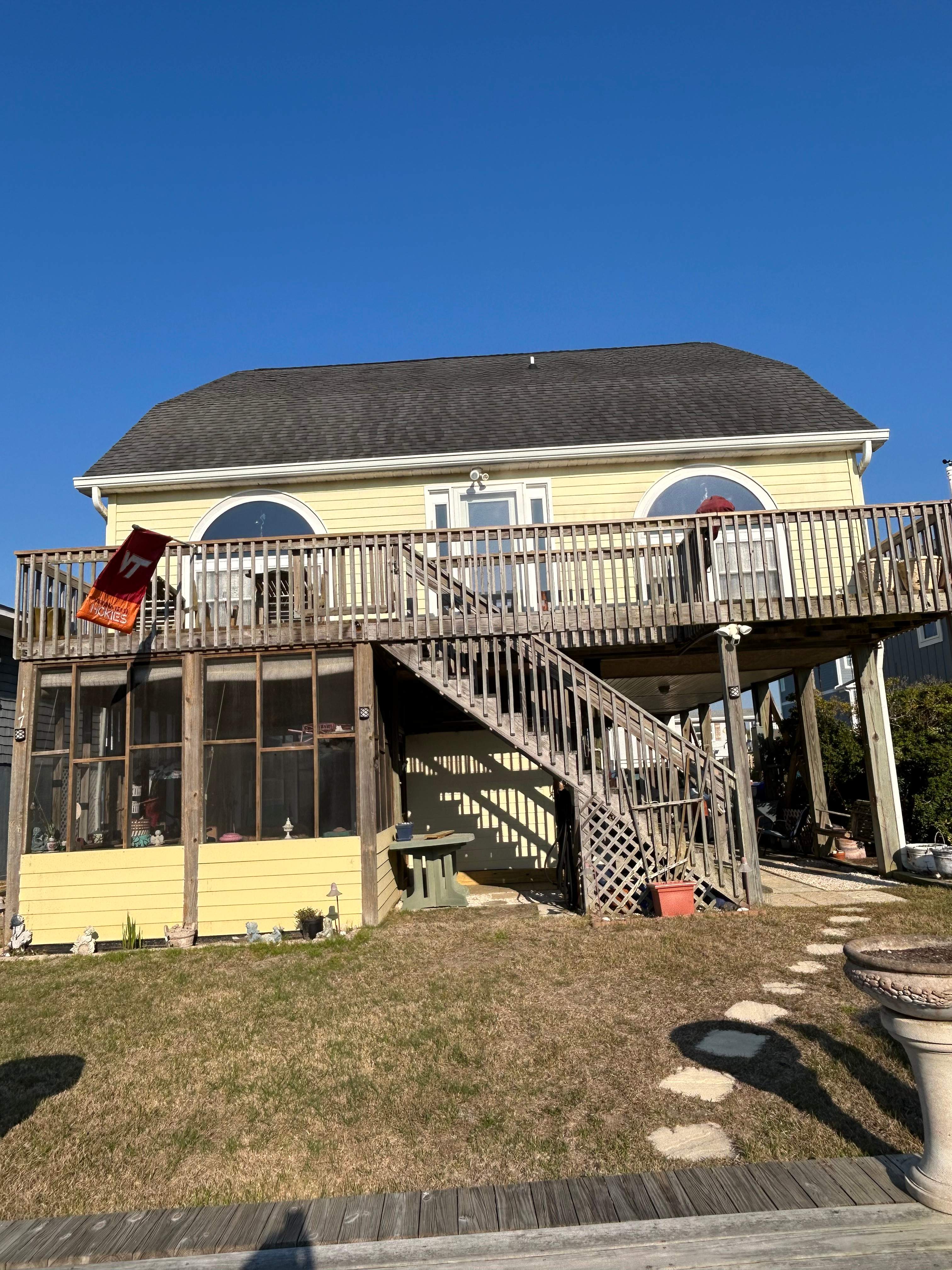 Weathered Wood Roof Replacement in Holden Beach, NC by RGR Construction and Roofing, LLC