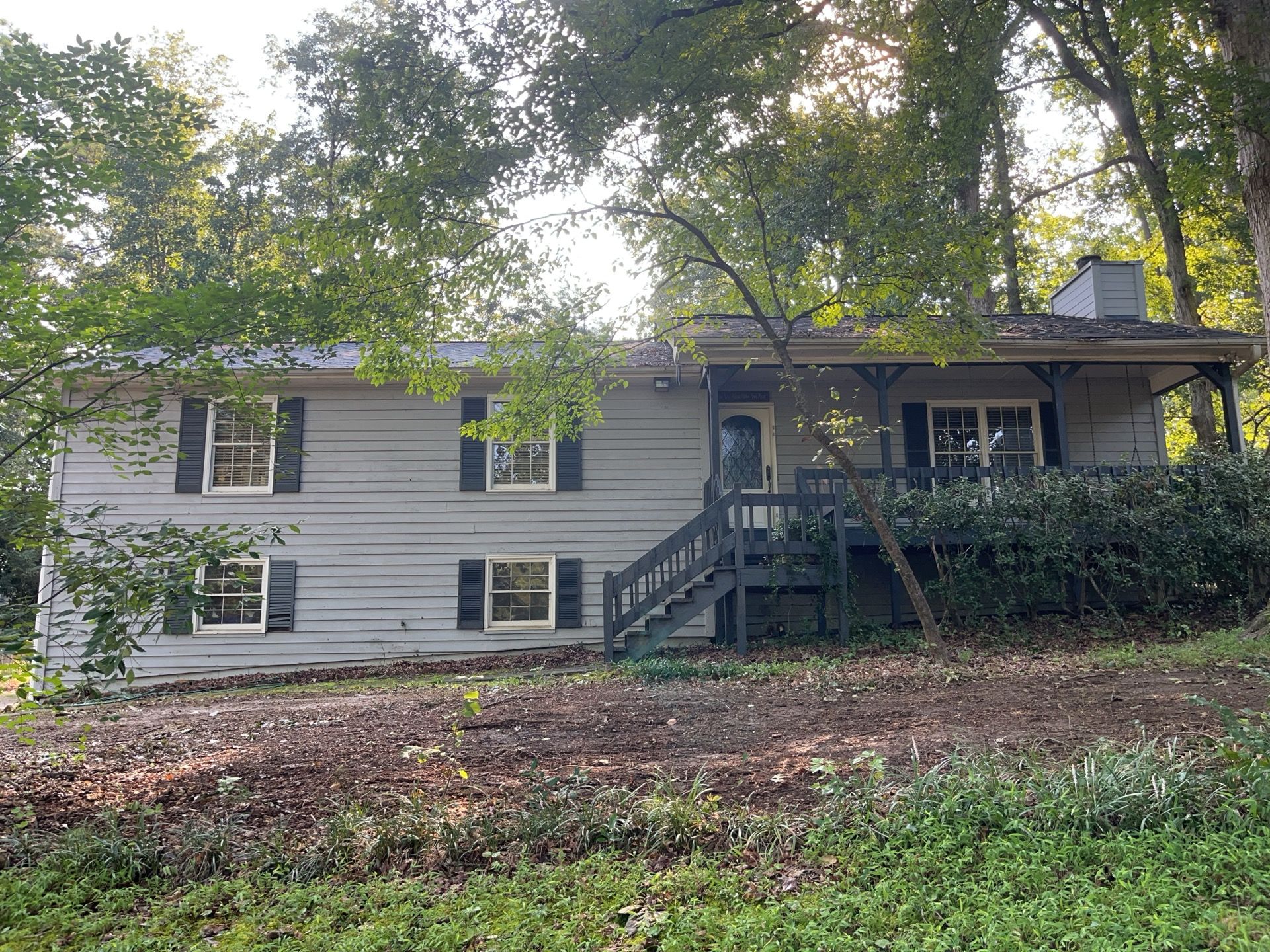 Exterior Painting using Sherwin Williams WoodScapes  by Nelson Exteriors 