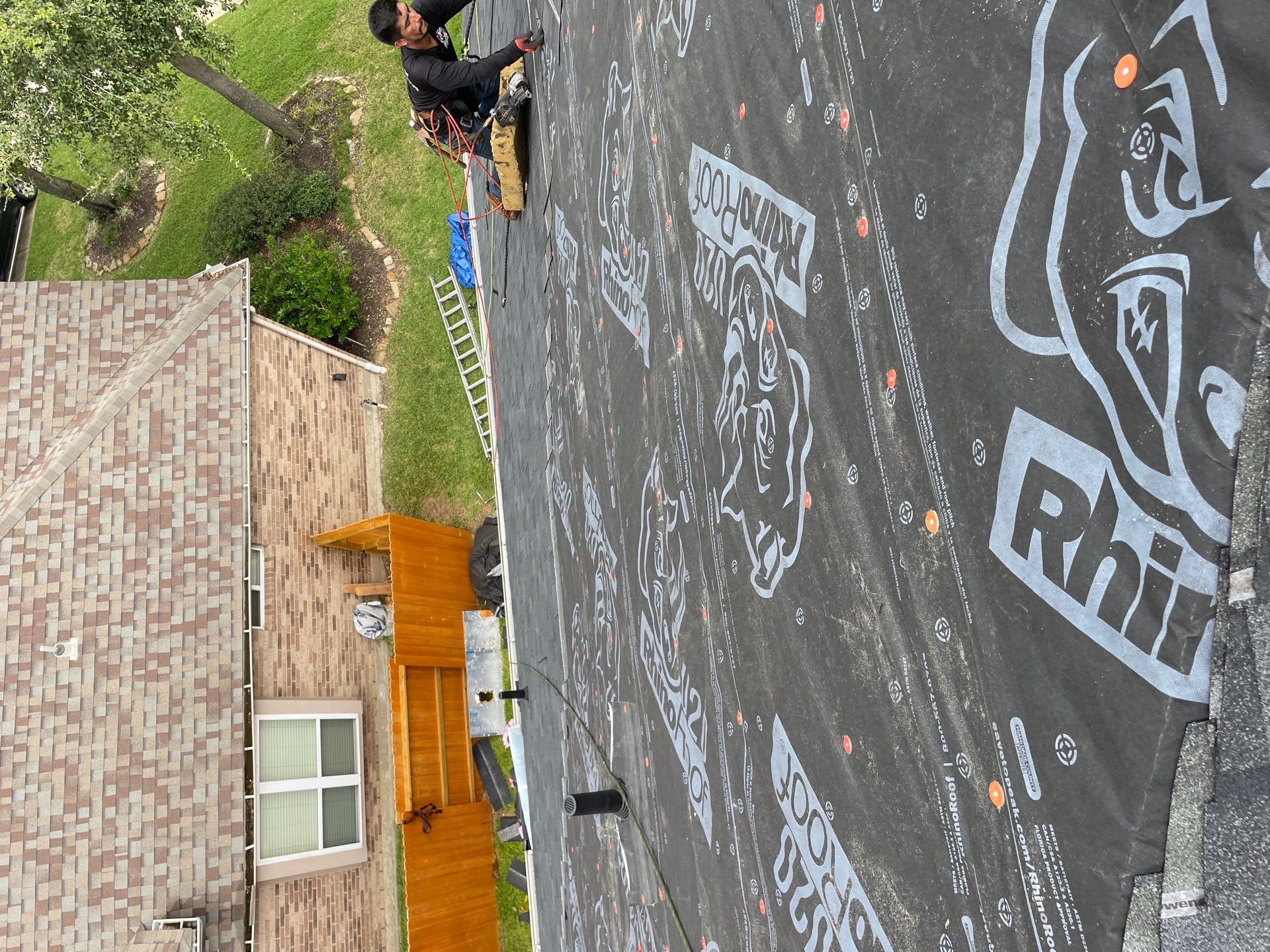 Residential Roofing Installation using Owen's Corning Duration (Lifetime) Shingles by Roof Repair Company