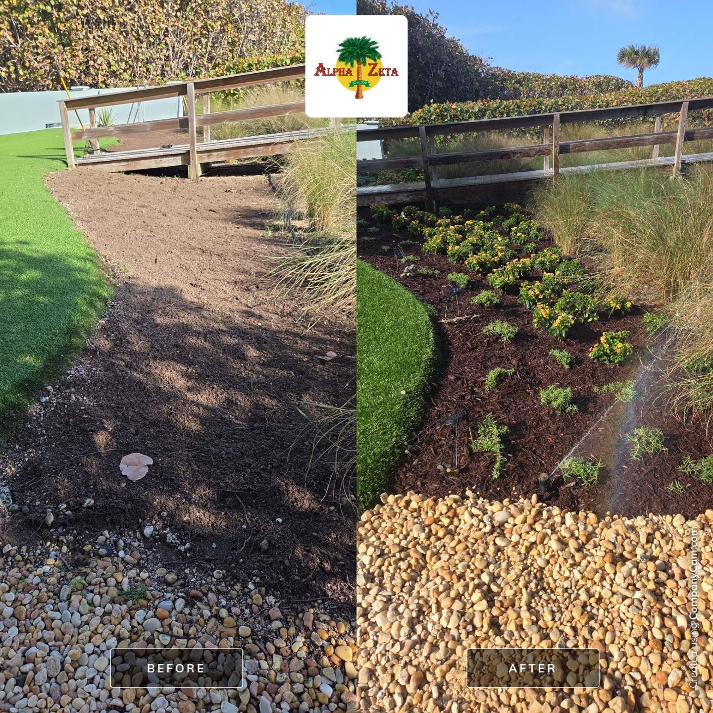 Hutchinson Island Oceanfront Landscape Restoration by Alpha Zeta Enterprises Inc