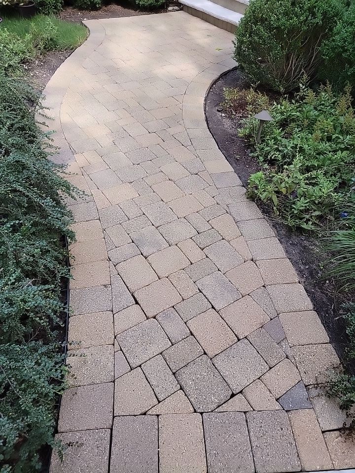 Brick paver clean, sand and seal.  using surebond SB-8700 by Northern Power Washing LLC.