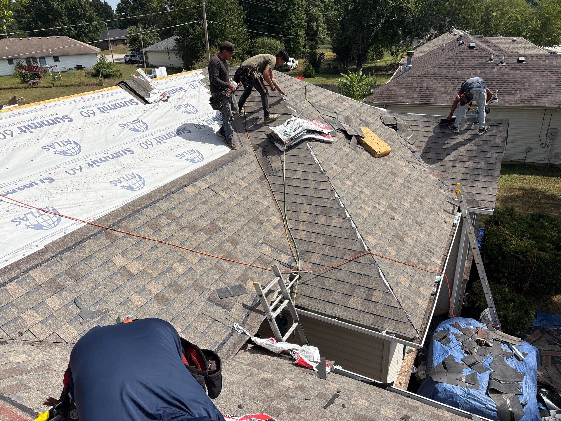 Residential Roofing Install - Atlas Pinnacle Pristine Shingles - Color Weathered Wood  by Titan Commercial & Residential Roofing 