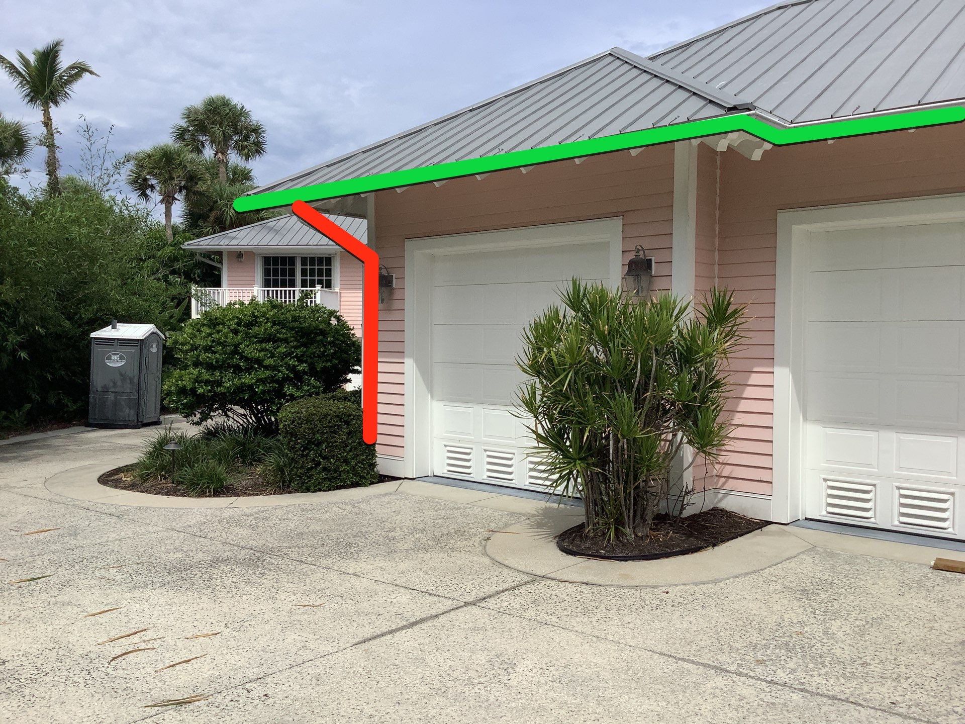 Half-Round Seamless Gutters in Boca Grande FL by Gutter Professors