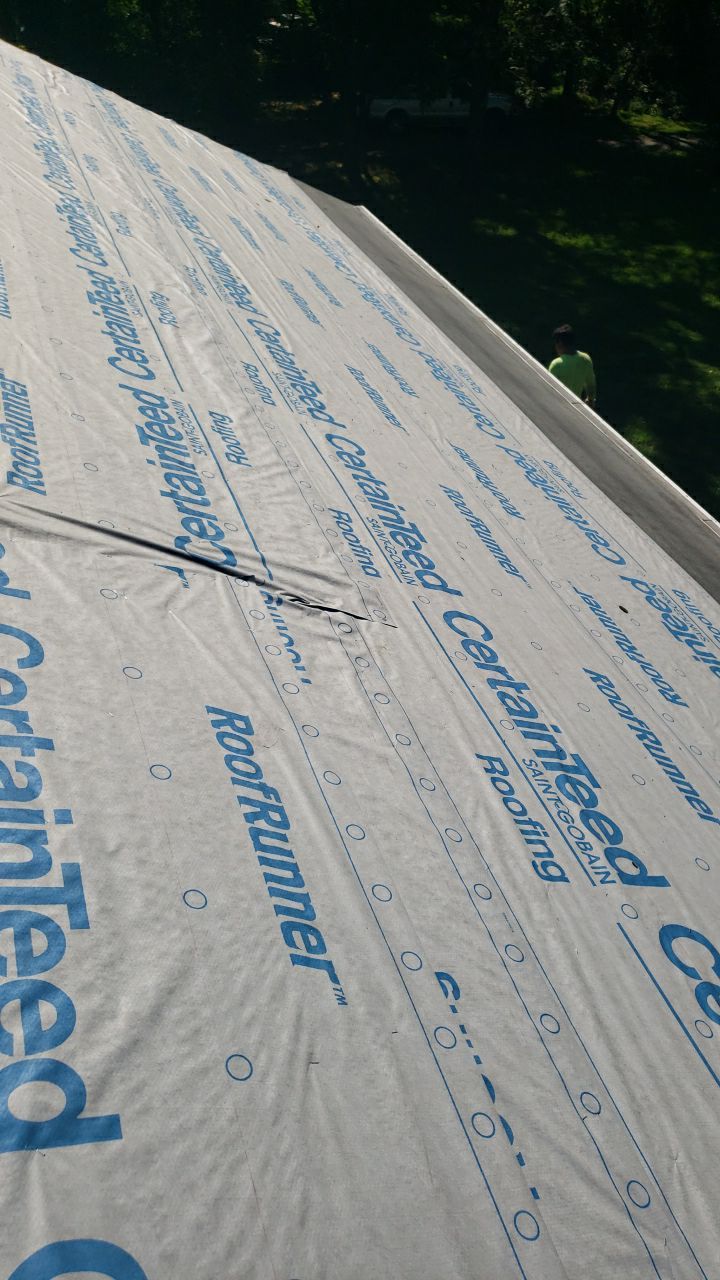 Marshall Roofing Project - Landmark Pro Max Def Pewterwood Designer Shingles by RM Banning, Inc.