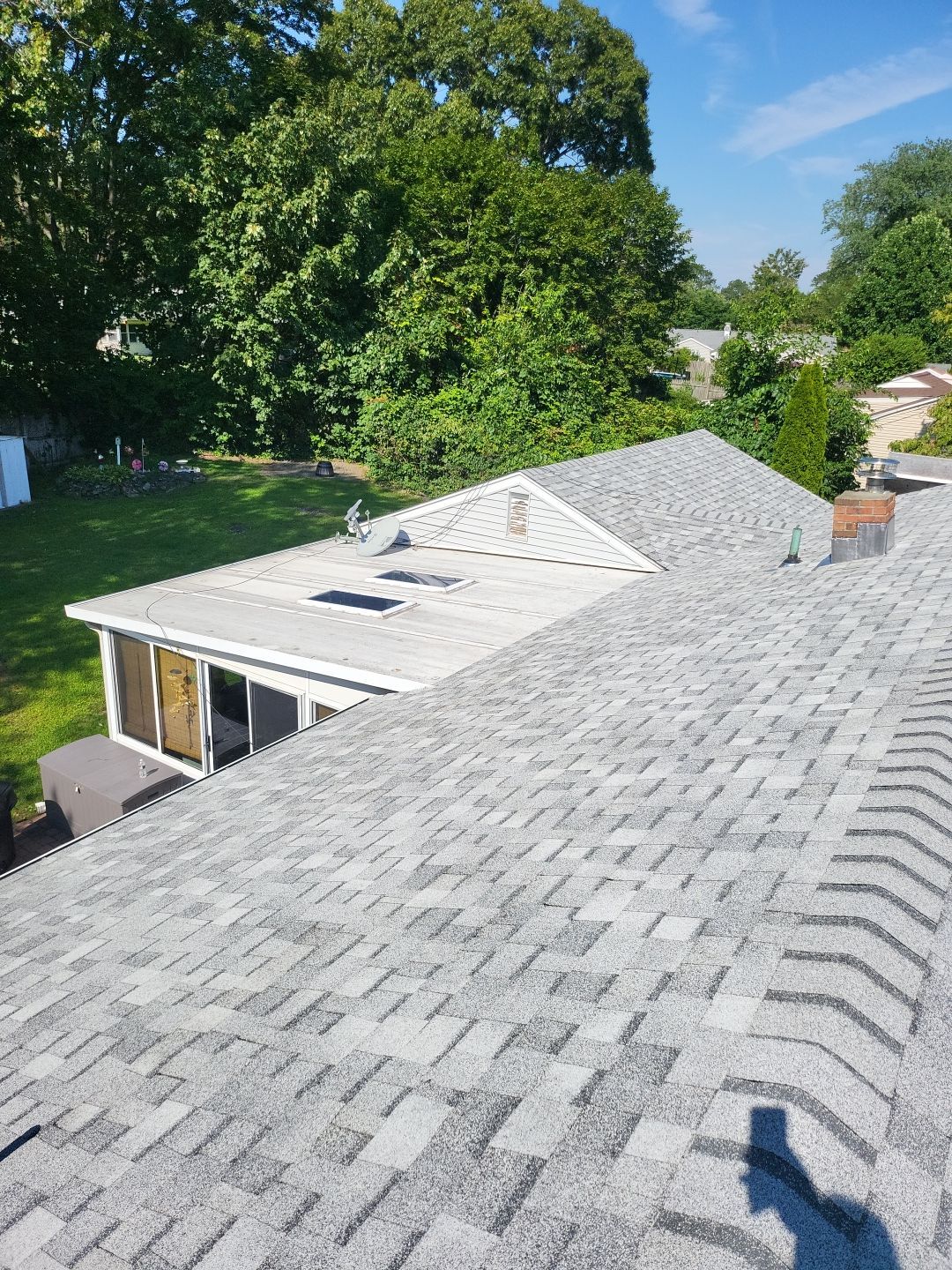 Residential Roofing Installation using Owens Corning TruDefinition Sierra Gray by A Plus Exterior