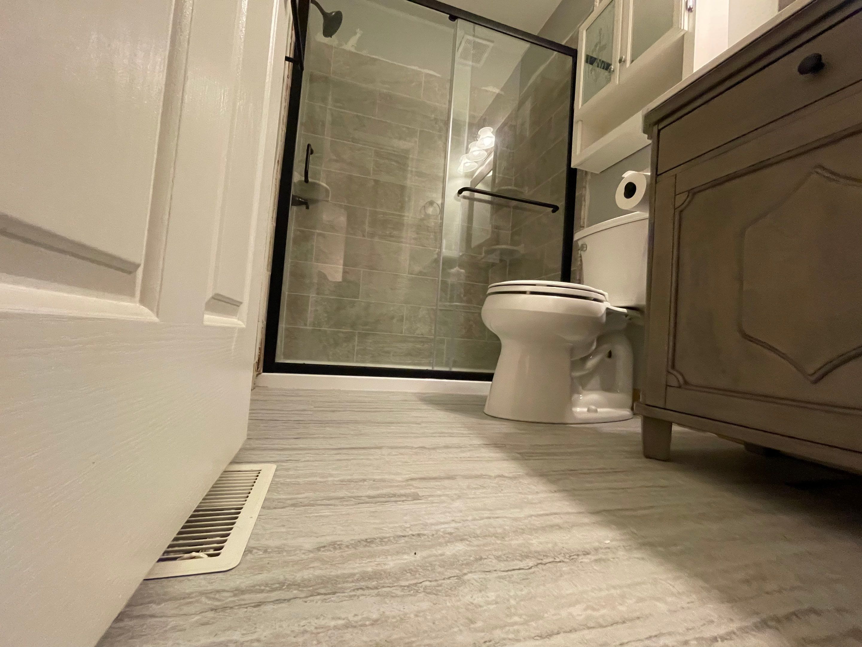 Bathroom Remodel using Tile by Home Concepts Construction