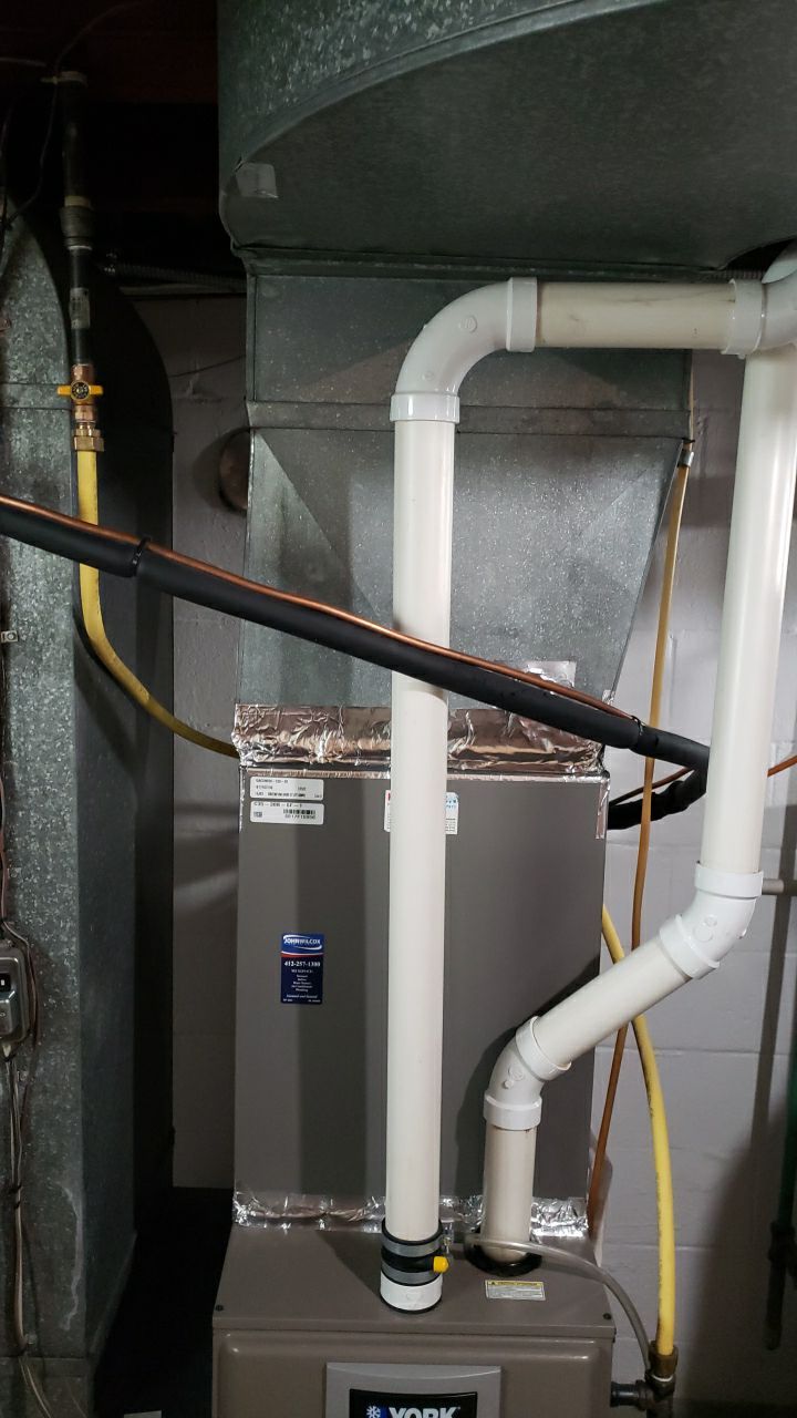HVAC Heat Pump w/ Dual Fuel Hybrid using Amana S-Series Heat Pump, Amana Modulating Variable 98% efficient Furnace by Sureway Comfort John Wilcox Plumbing Heating Cooling