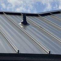 24ga 1.5" Snap-Lock Matte Black   by Total Roofing System The Metal Roof Experts