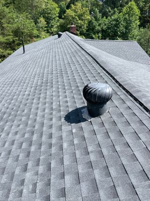 Residential Roofing Installation using GAF Timberline HDZ Charcoal