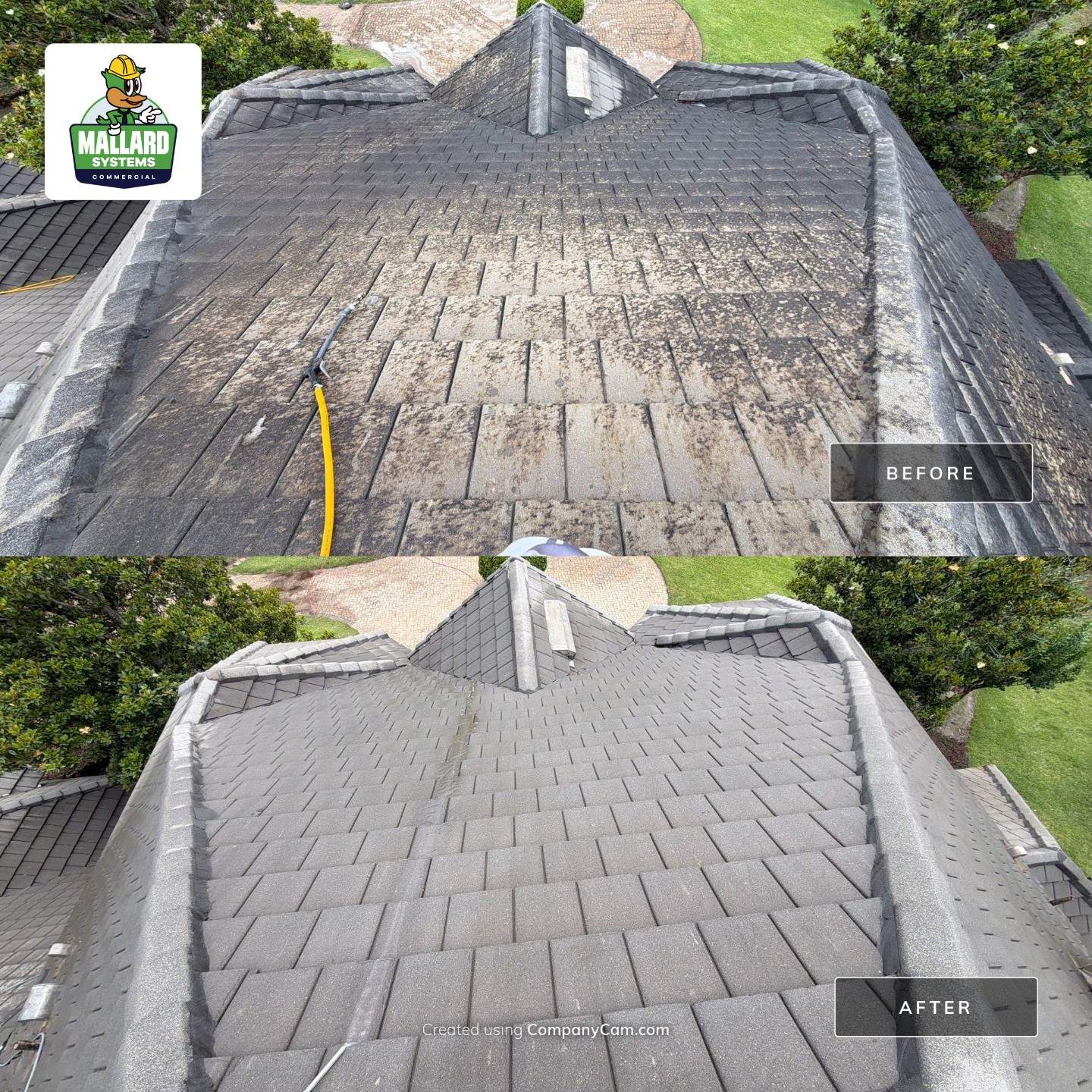 Professional Flat Tile Roof and Paver Cleaning in Apopka by Mallard Systems