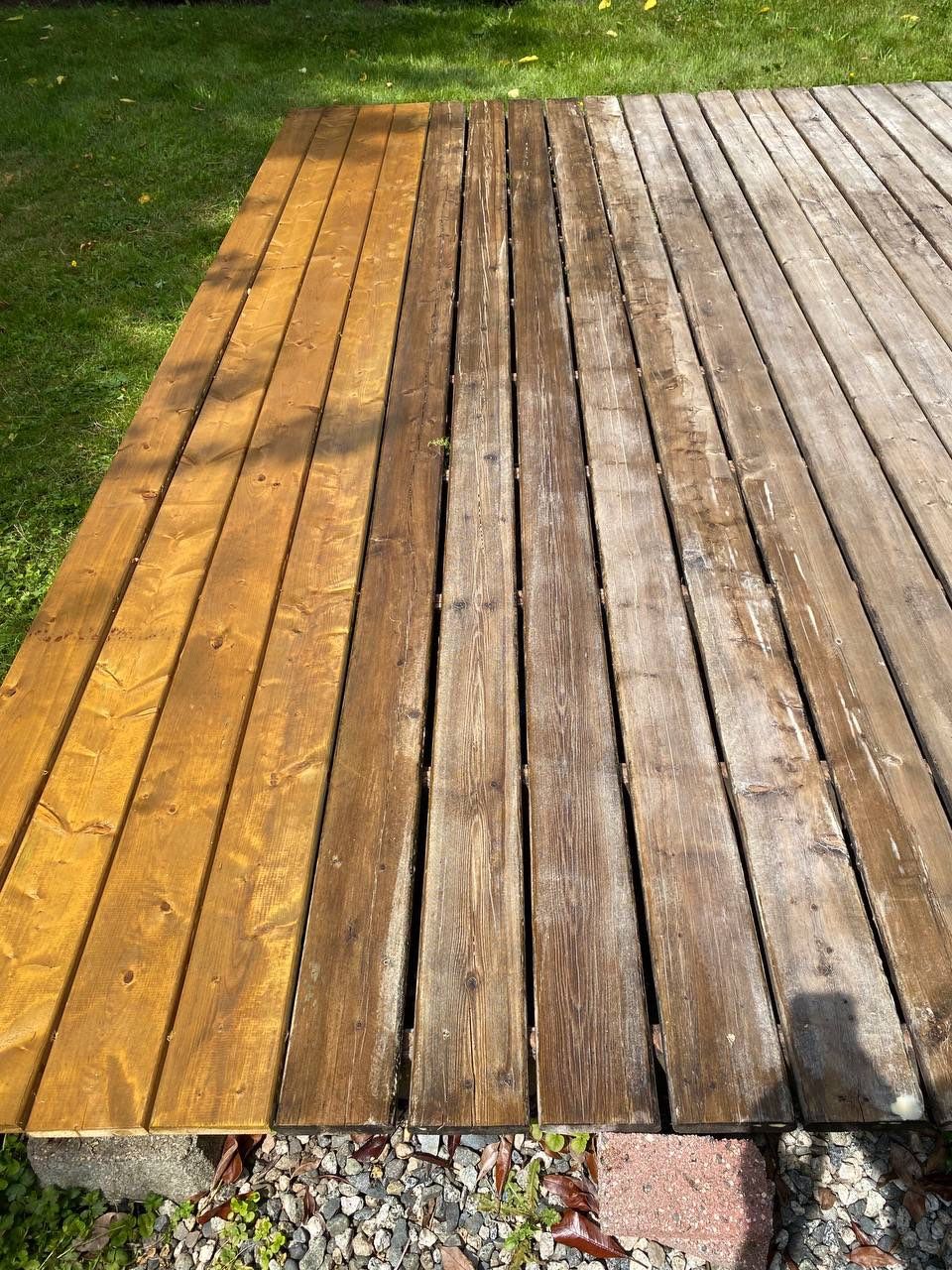 Deck Restoration: Staining Deck & Railings by YVR Construction Group