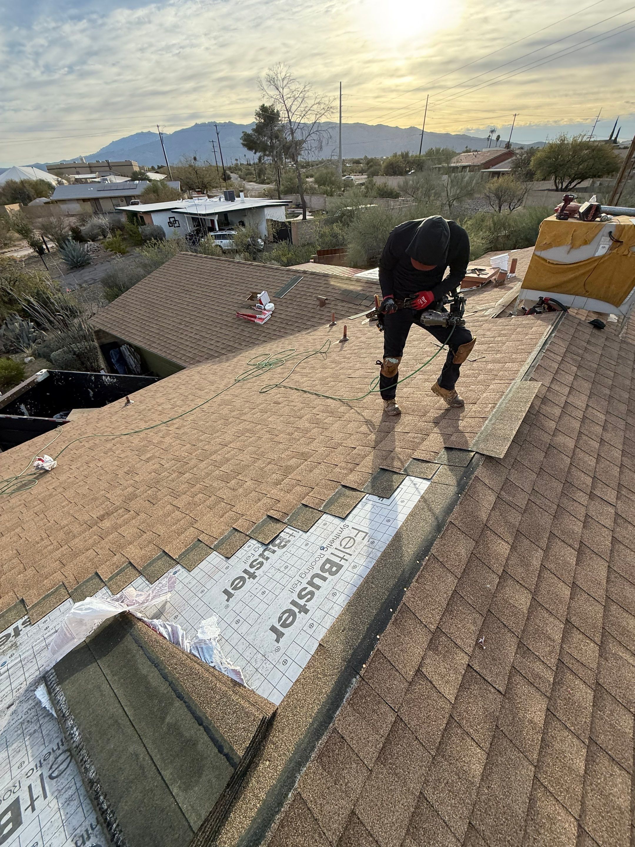 Project in Tucson by West Coast Roofing AZ
