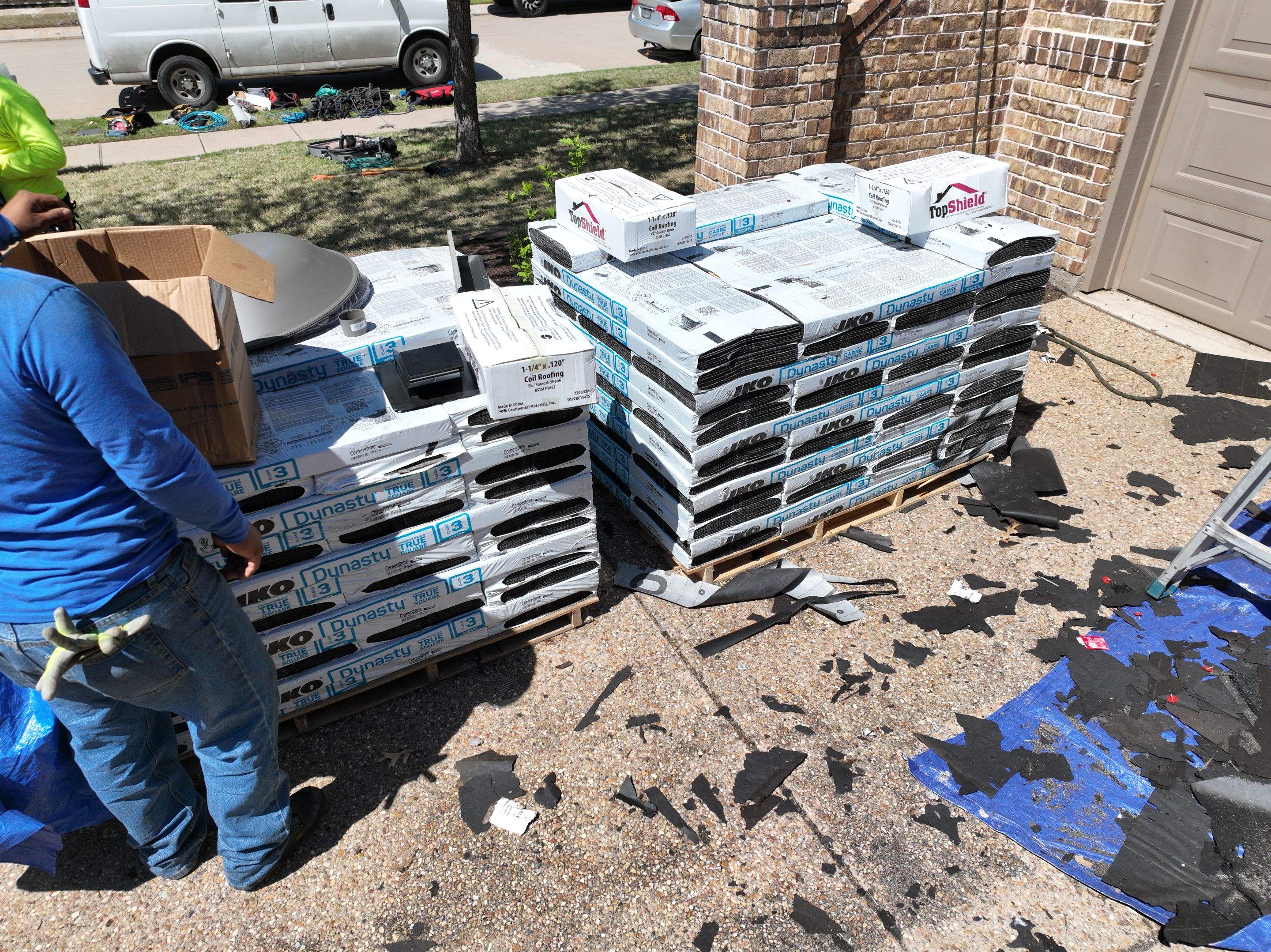 Residential Roofing Installation using Iko Dynasty by Becker Roofing and Exteriors