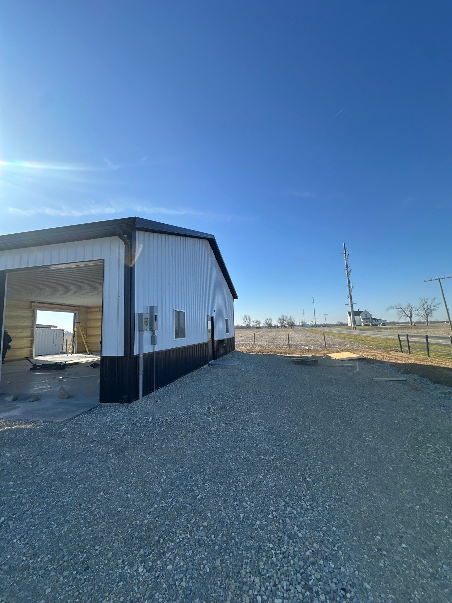 40'x40'x12' Garage by The Barn Builders 