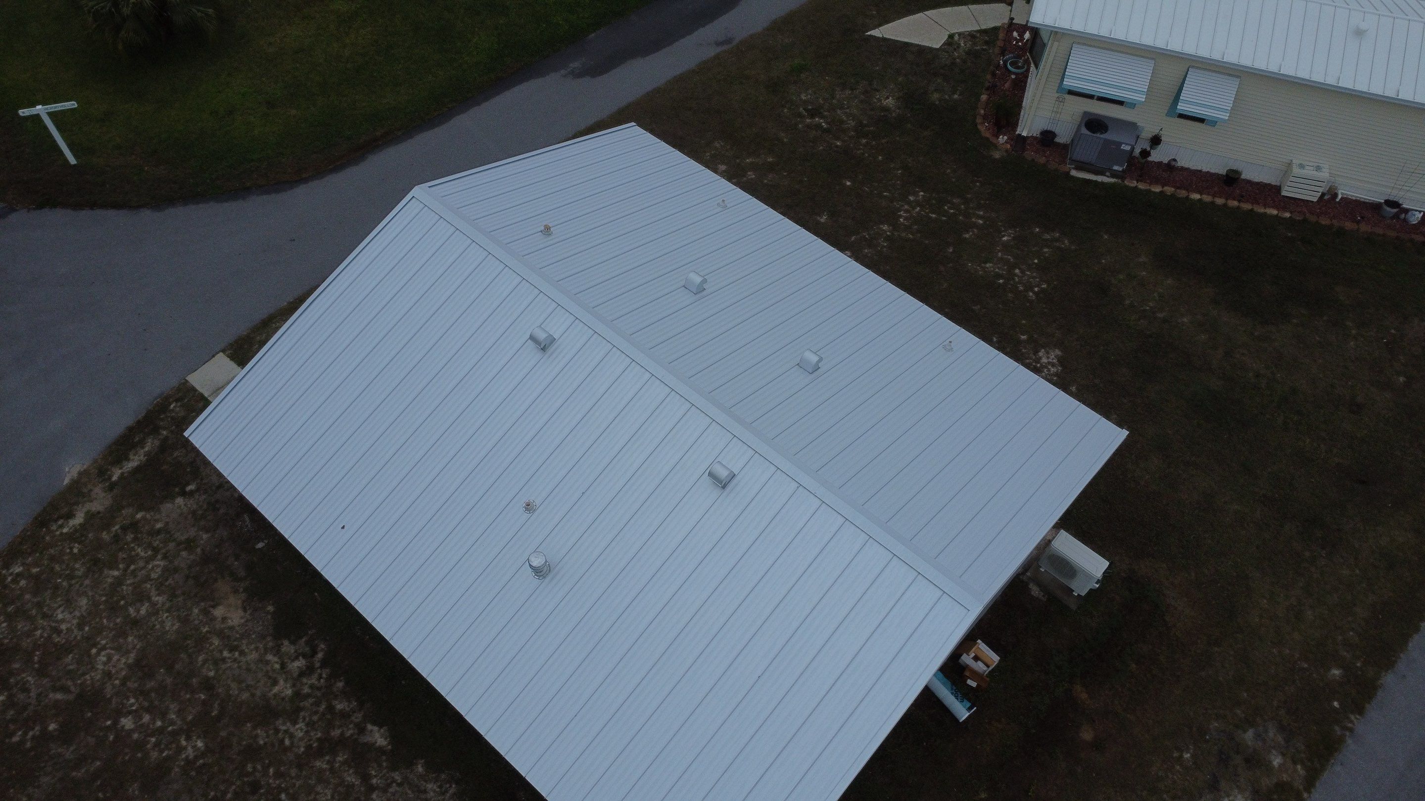 Bright White Standing Seam by Reimagine Roofing
