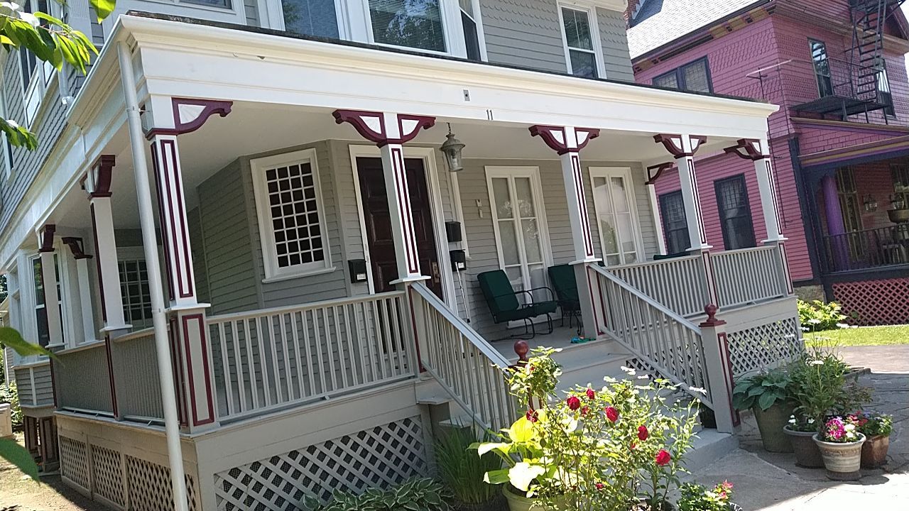 Newport, RI Gutter Installation using 4x5 FiberGlass Gutter by Gutter Pro Enterprises