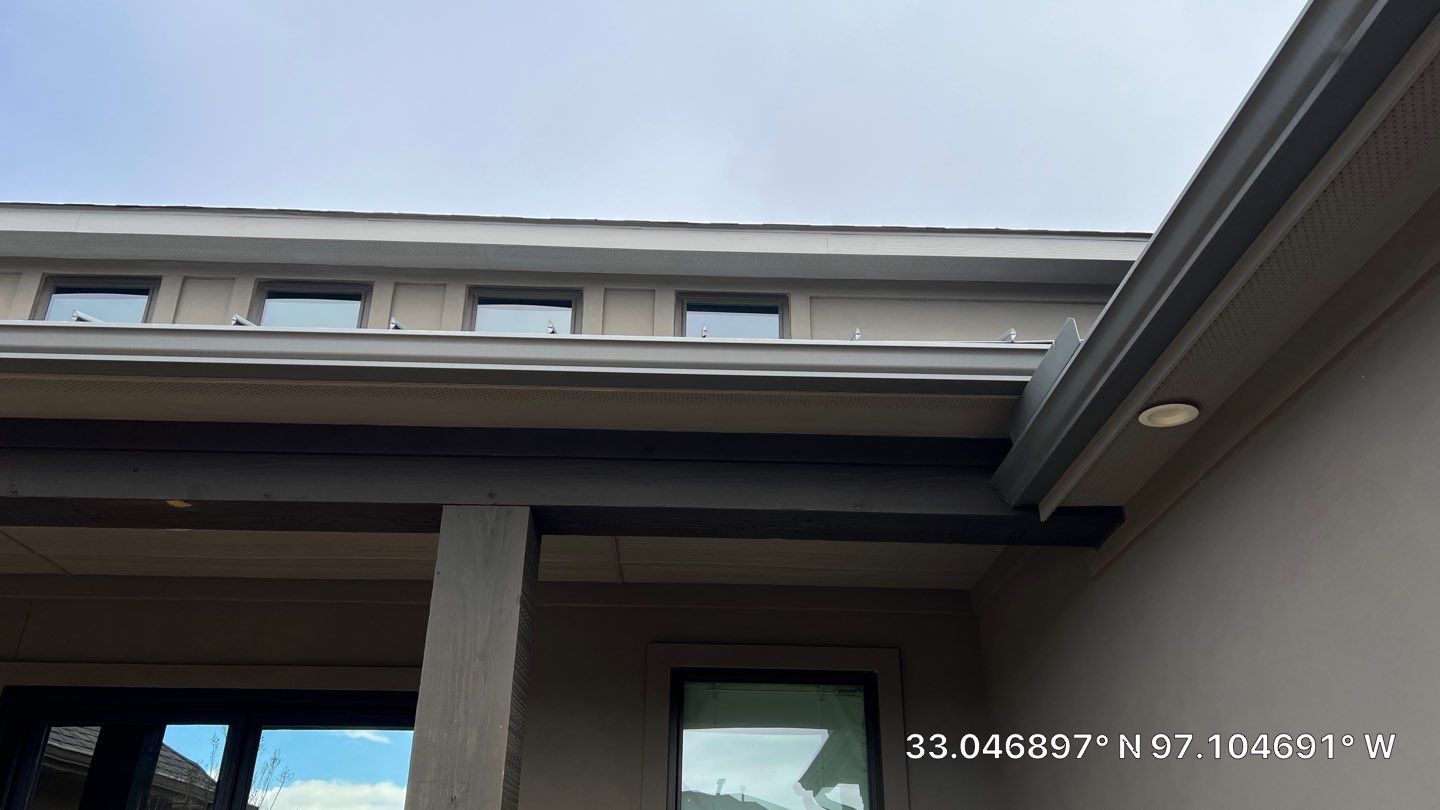 Insurance Claim Roof and Gutters using Certainteed Landmark Weathered Wood by Tex-Line Roofing