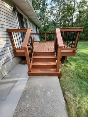 Solid Staining on Deck!!