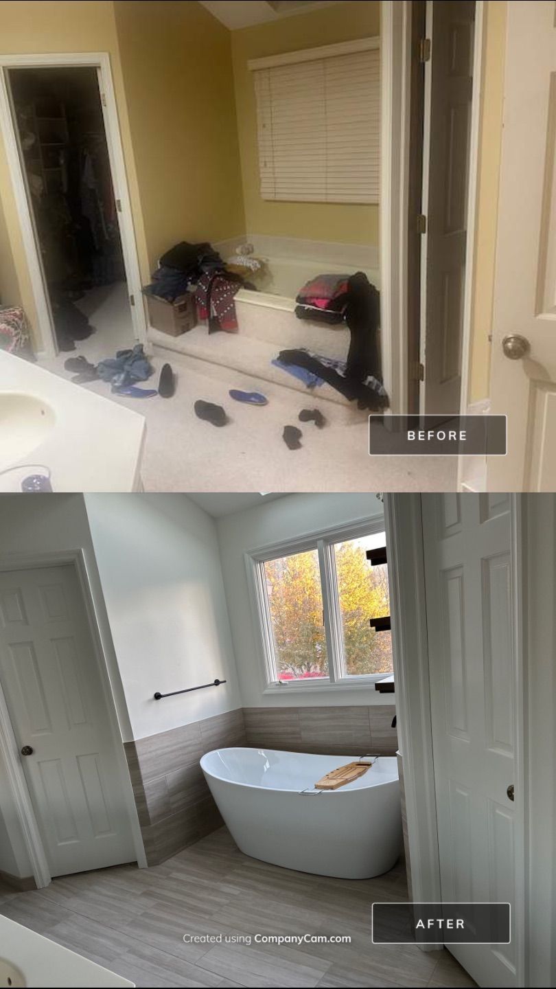 West Omaha Spa-Style Primary Bath Refresh by Bennett Design + Build