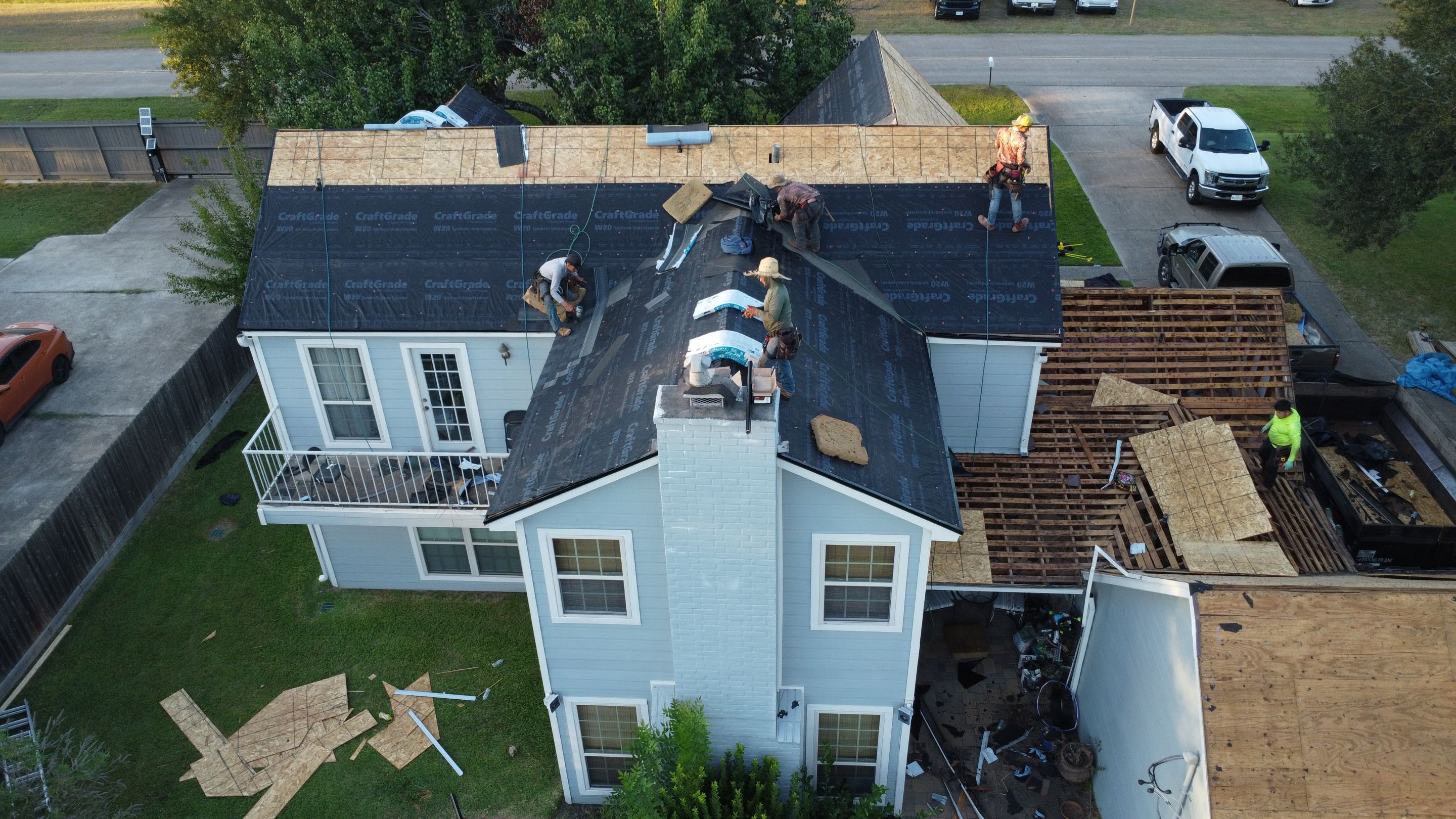 Project in Cypress, Texas by Roof Top Innovations