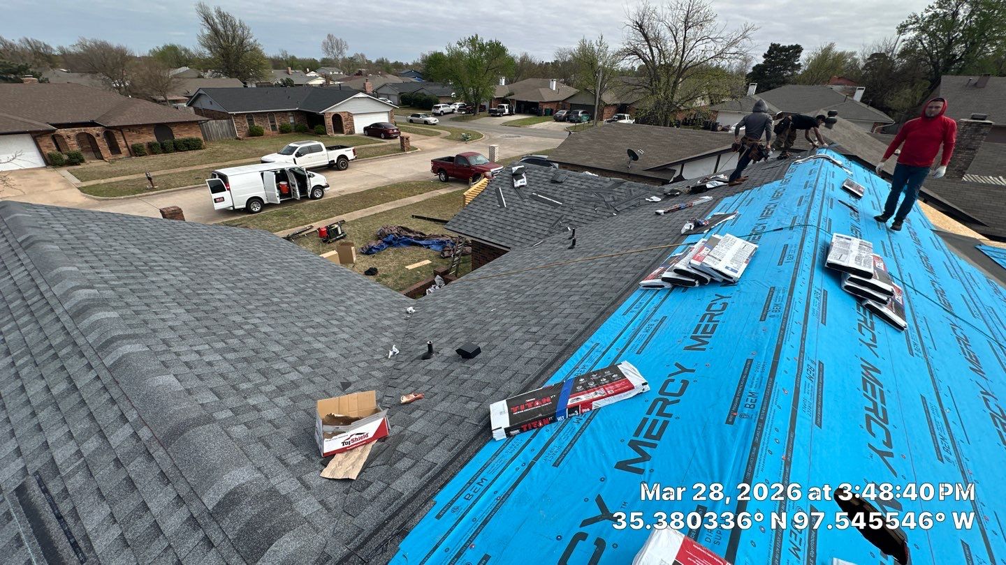 Project in Oklahoma City by Icon Roofing And Construction