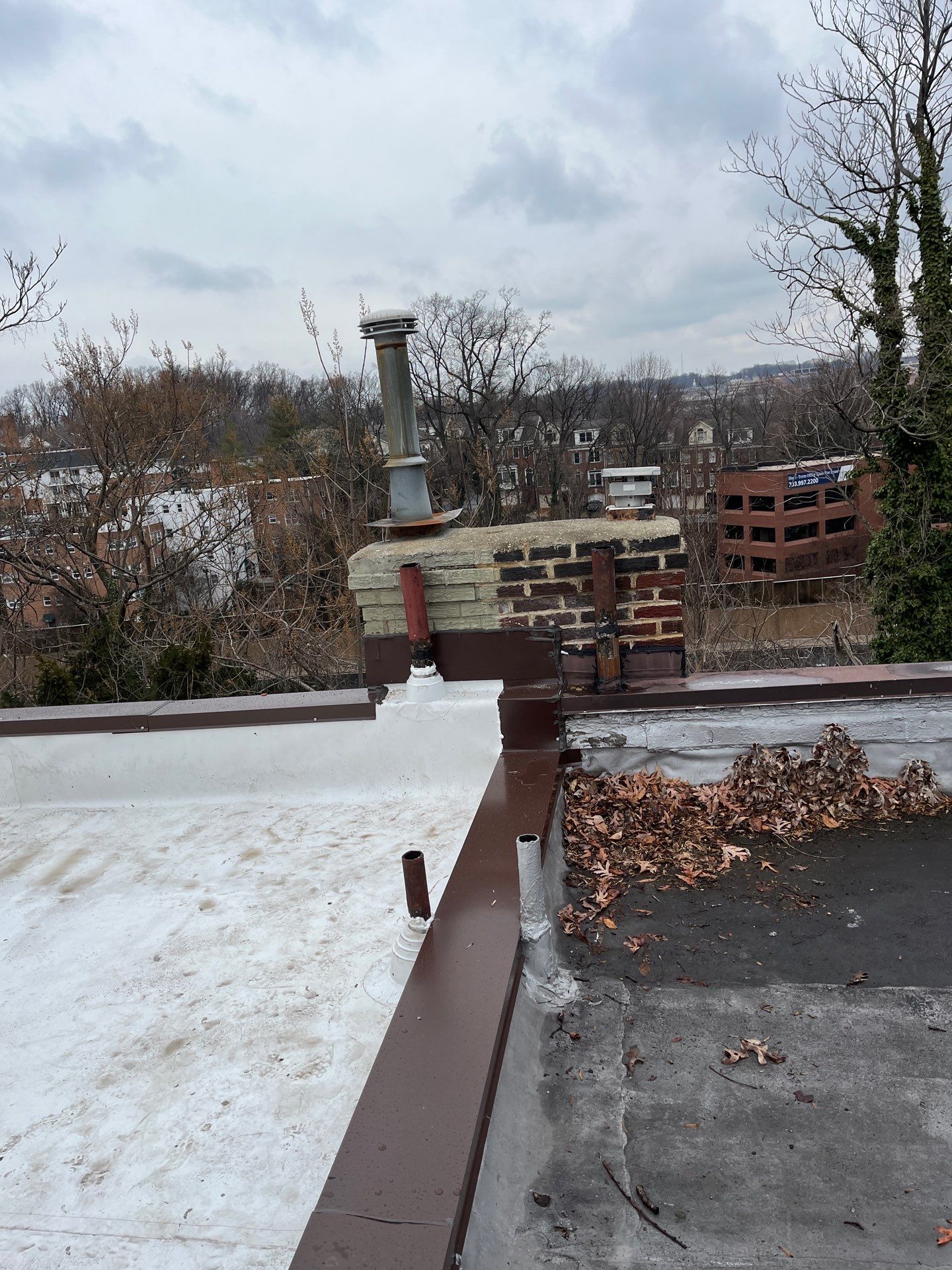 Arlington Flat TPO Roof Installation by RM Banning, Inc.