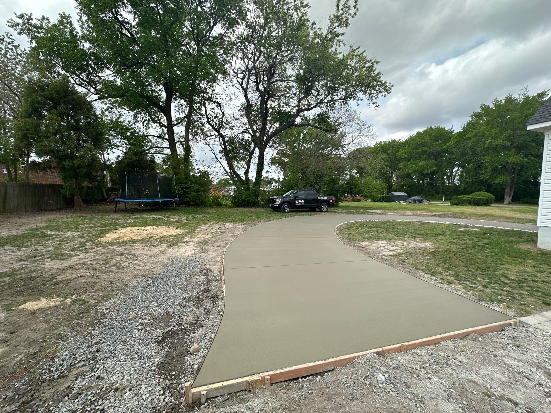 Project in Virginia Beach by Sam The Concrete Man Virginia Beach