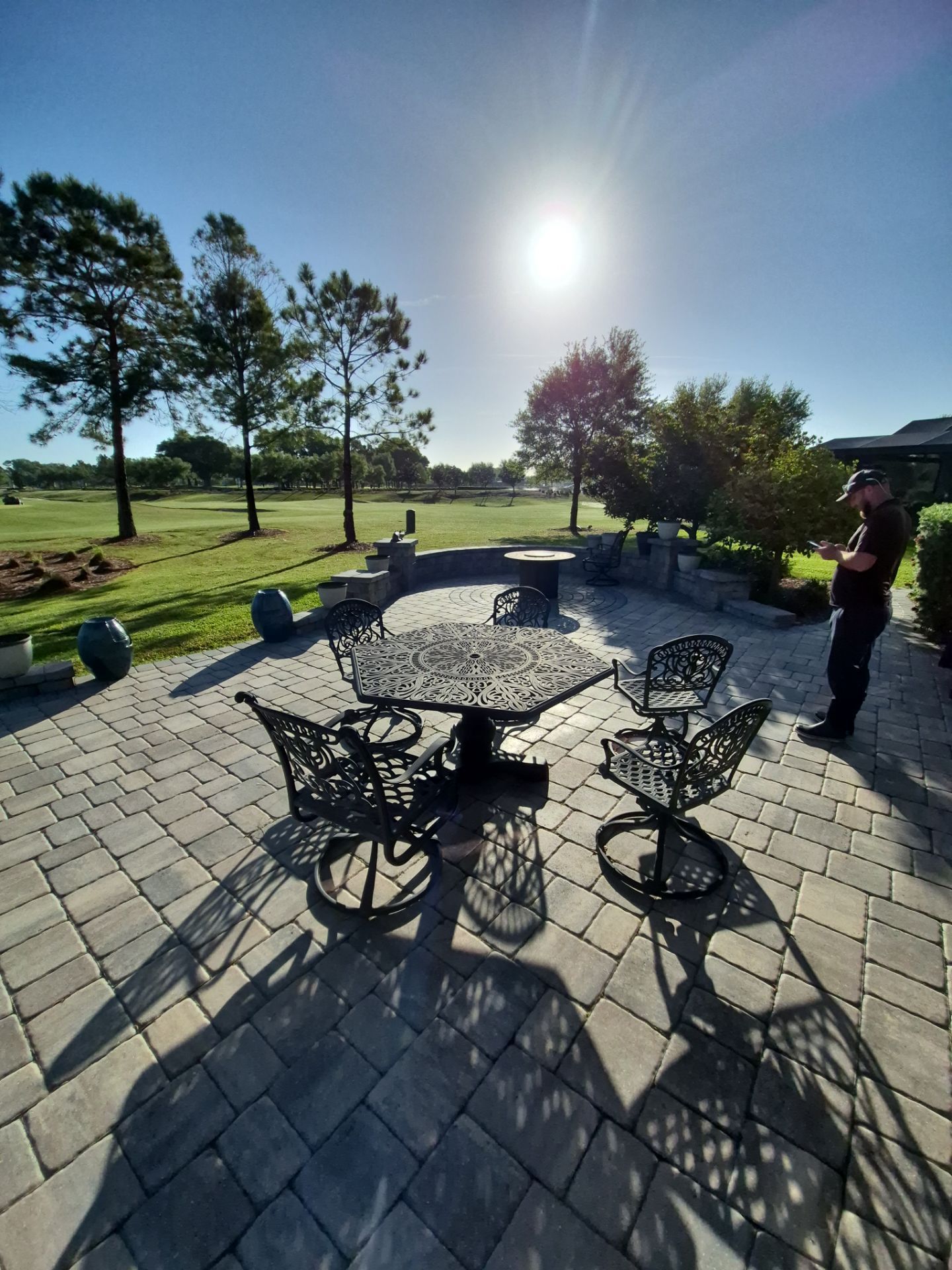 Stone Paver Patio Sealing in Ocala Preserve by Infinite Exteriors LLC