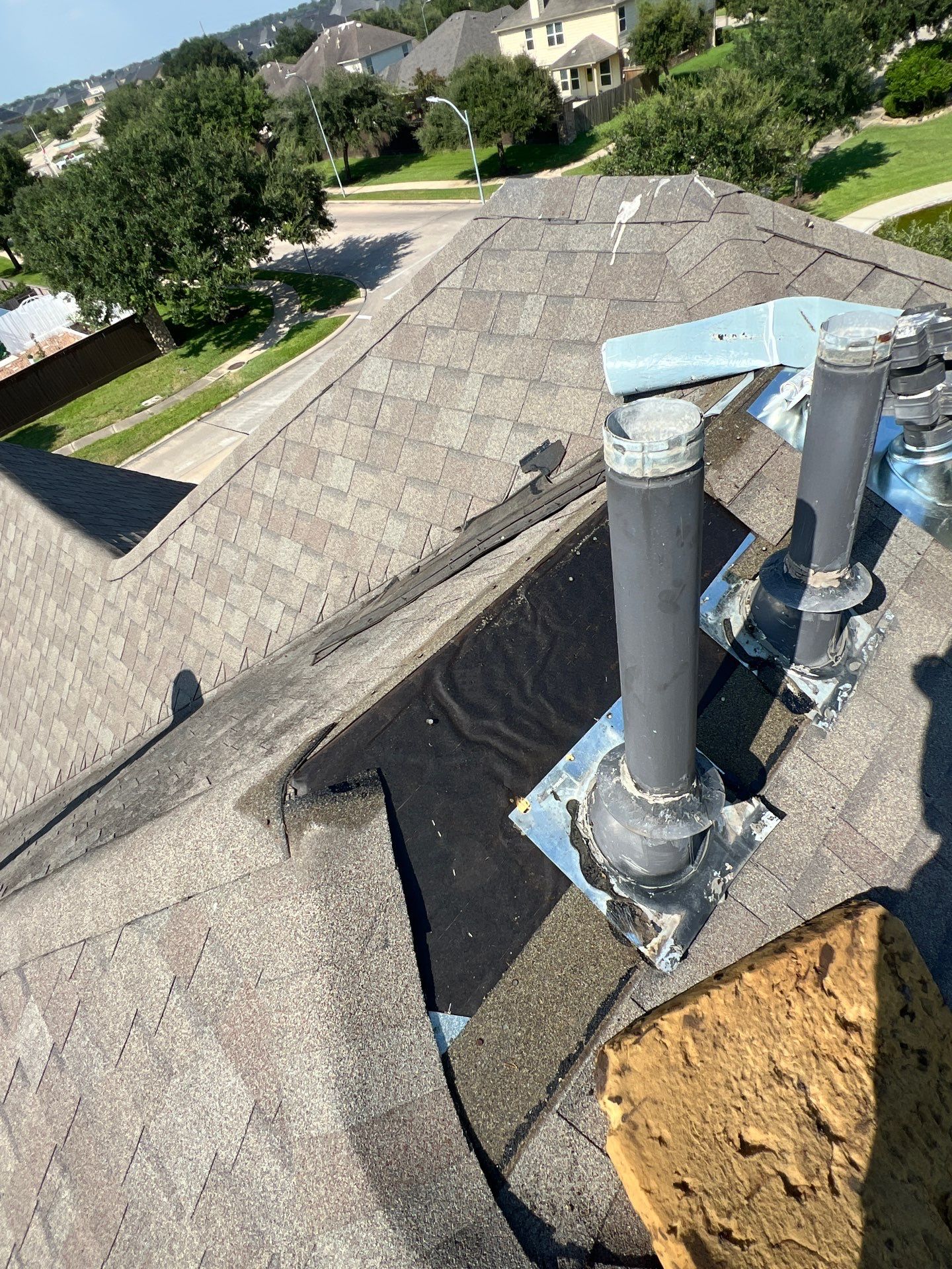 Hail Damage using Owen's Corning Duration (Lifetime) Shingles by Roof Repair Services LLC