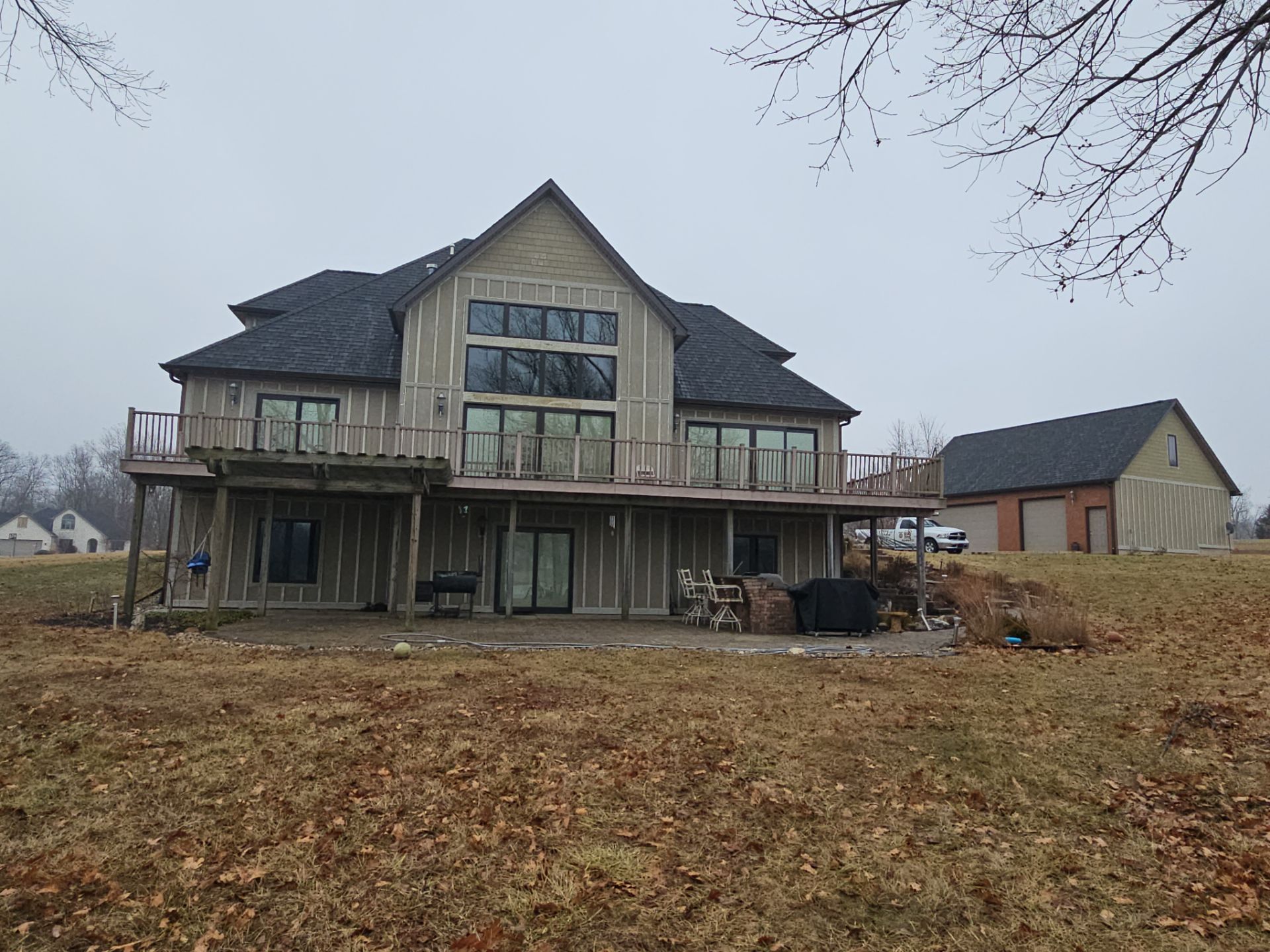 Siding Installation using James Hardie Board & Batten and James Hardie Shakes by Koontz Construction