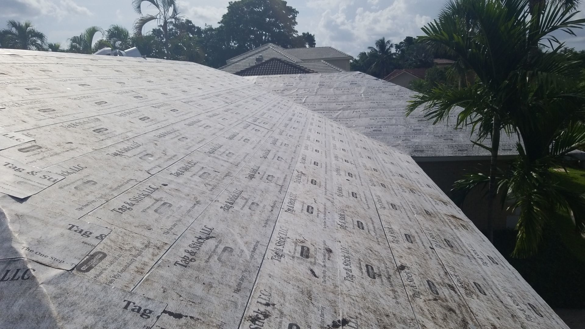 Residential Roofing Installation using 1" Nail strip metal roof by BLUES BROTHERS ROOFING