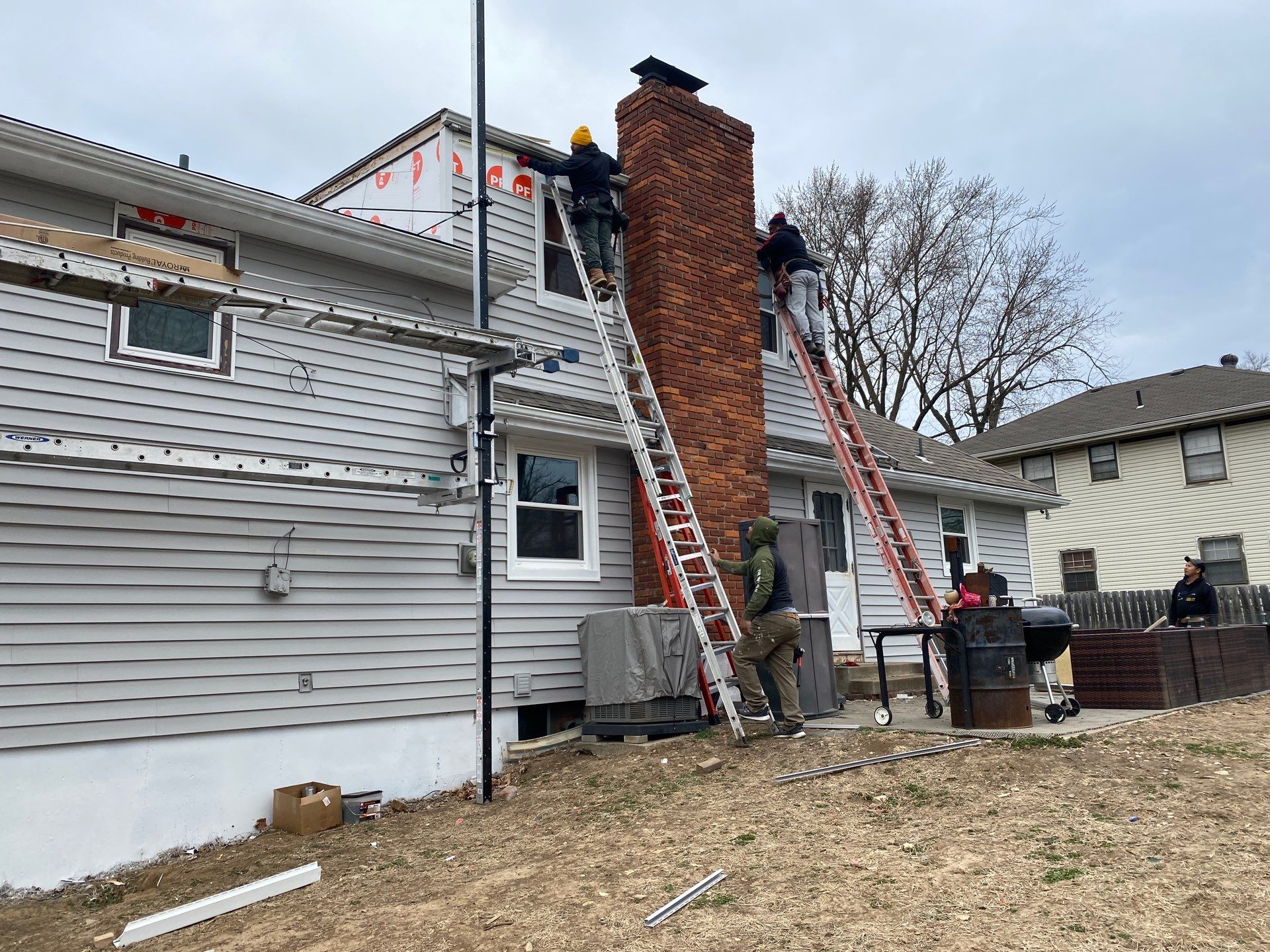 Installed New Vinyl Siding by EEC Windows, Siding & Roofing
