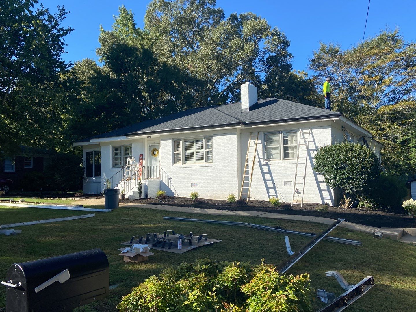 Gutter Installation in Greenville, SC using Seamless Gutter System by Property Assessment