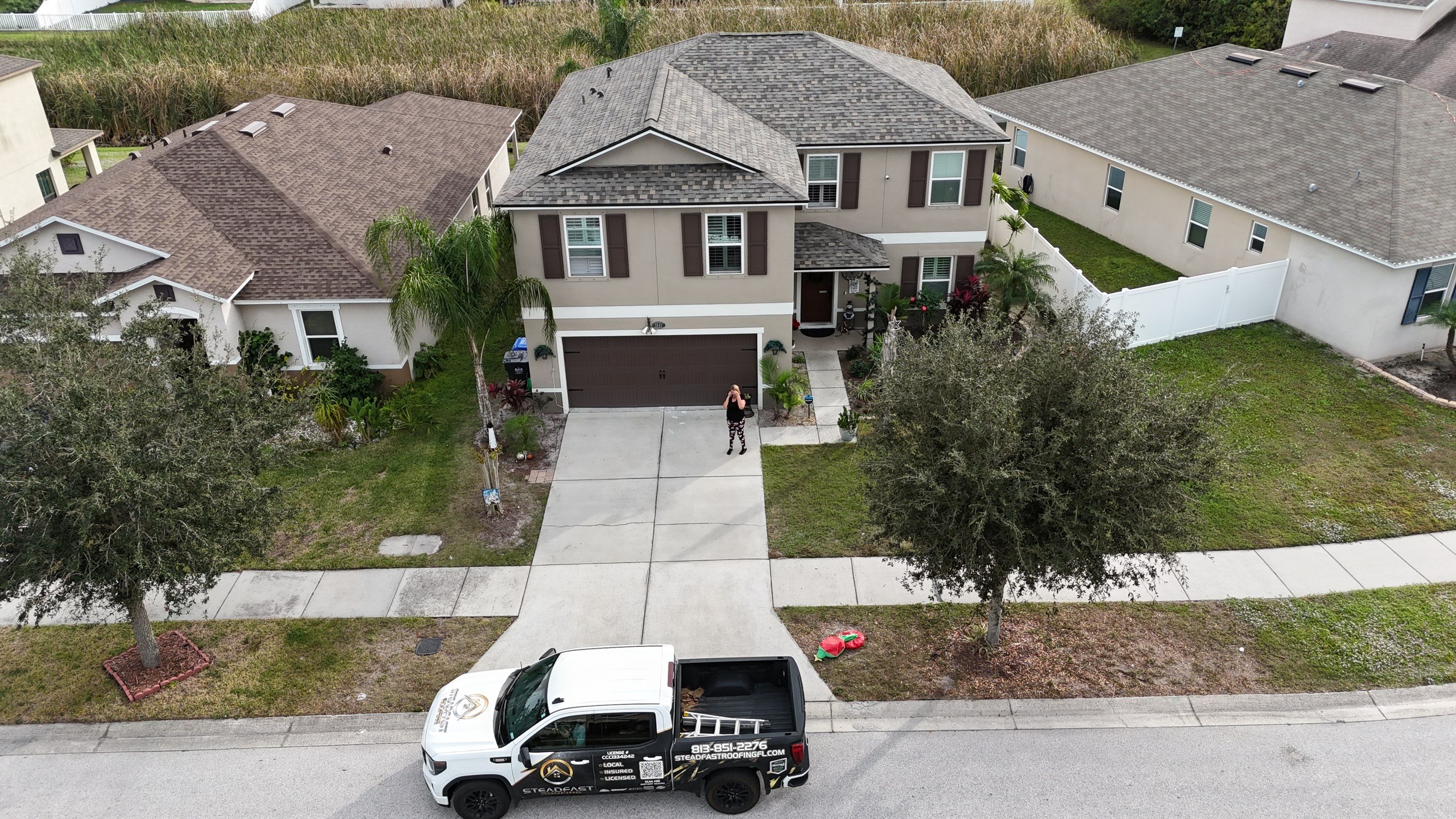 Roof Replacement in Gibsonton, FL by Steadfast Roofing 