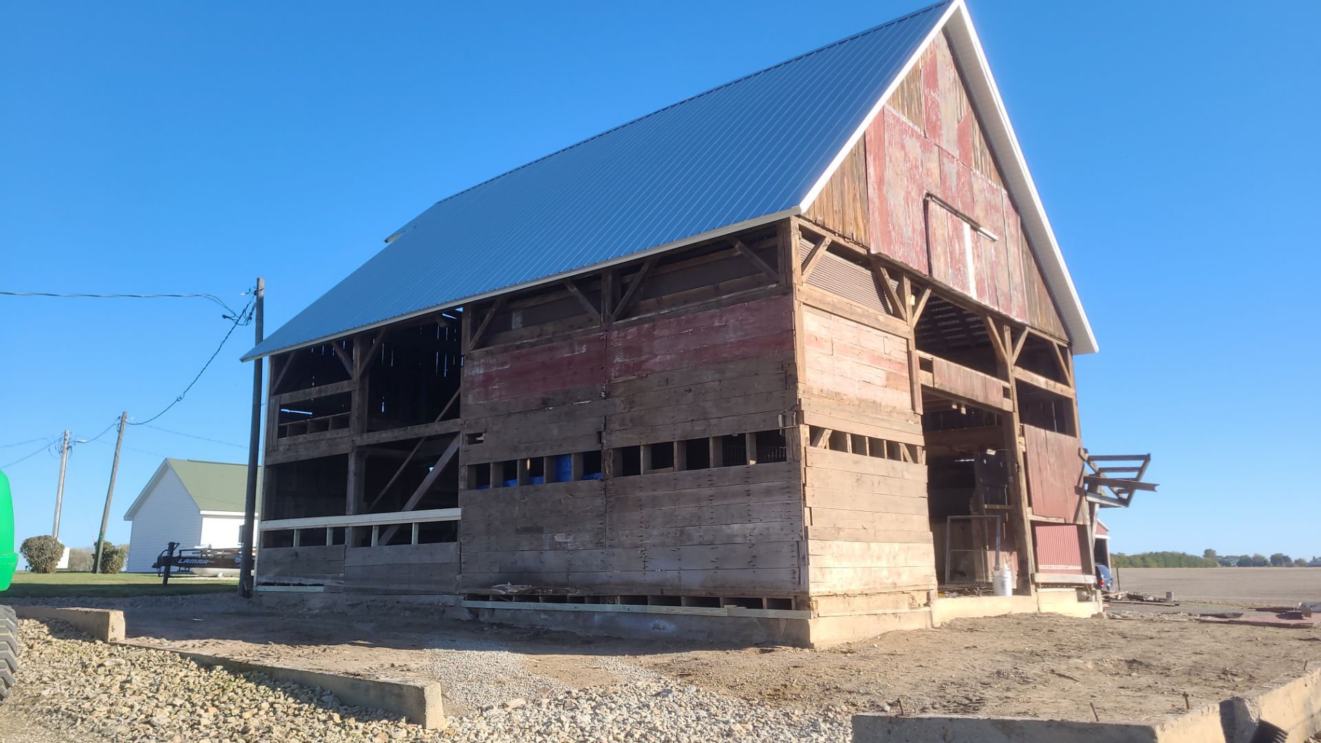 Complete facelift on cherished family barn by Dagny Builders