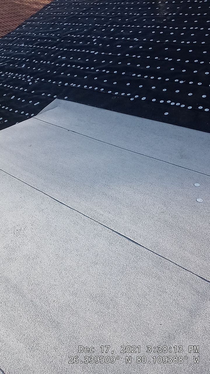 Residential Roofing Installation using 1" Nail strip metal roof by BLUES BROTHERS ROOFING